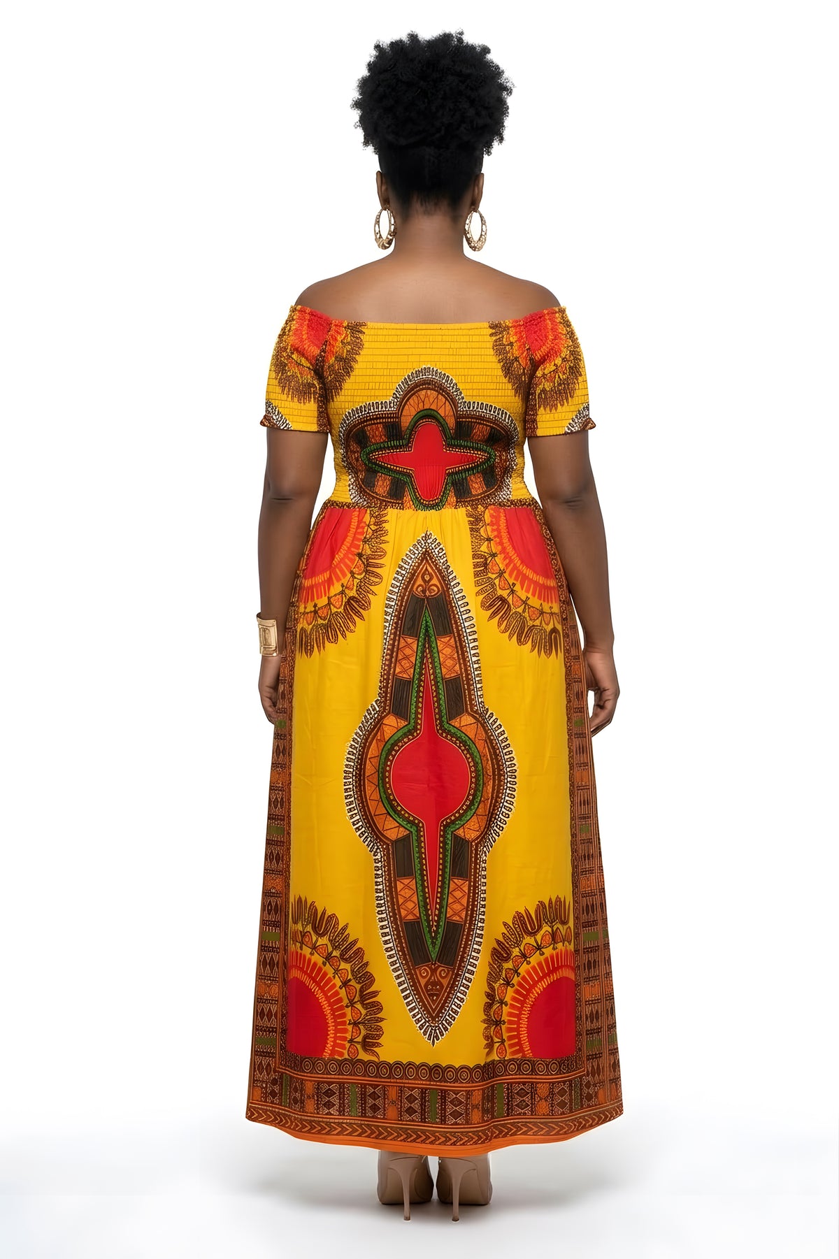Dashiki Long Maxi Dress | One Size