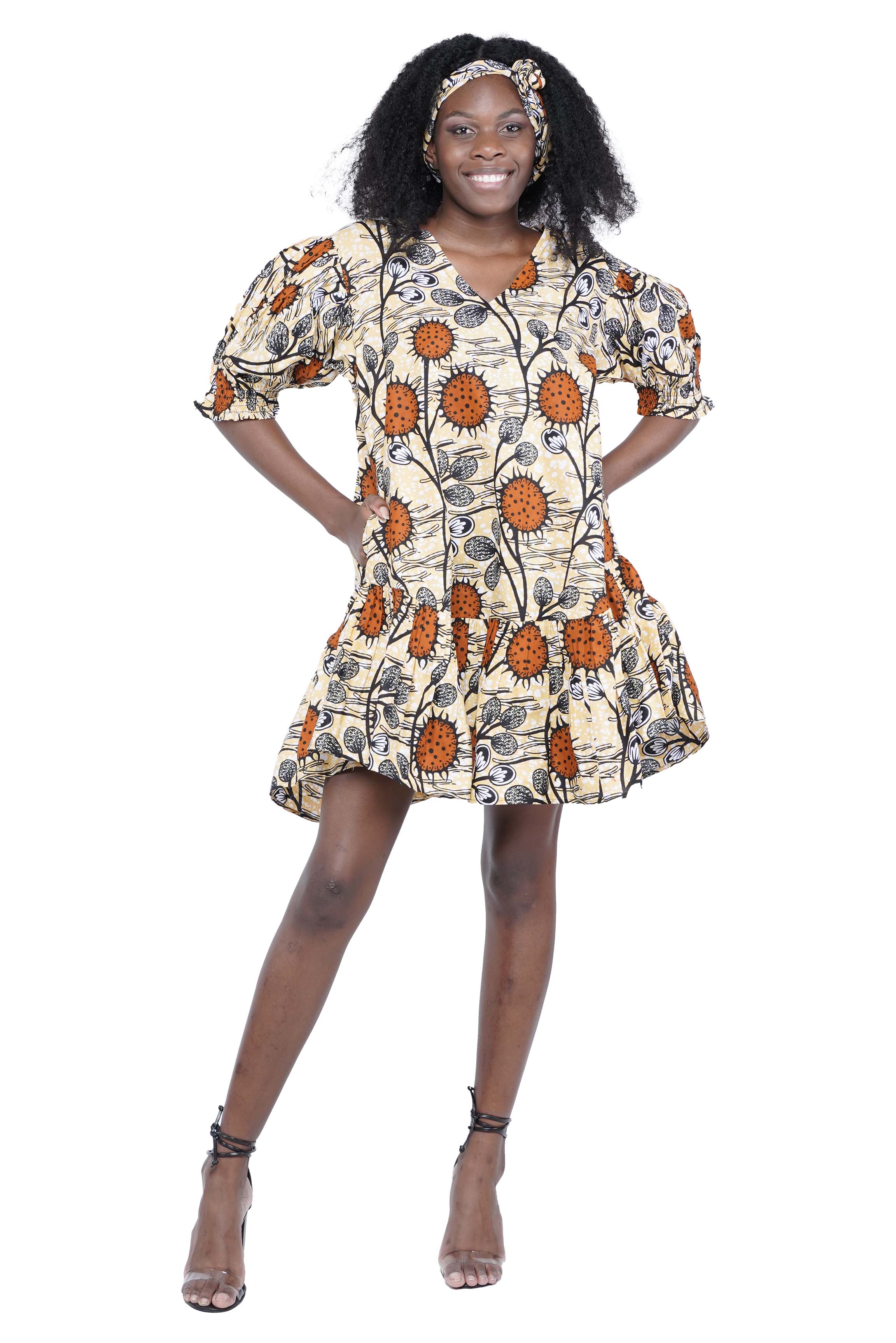 Ankara Short Summer Dress