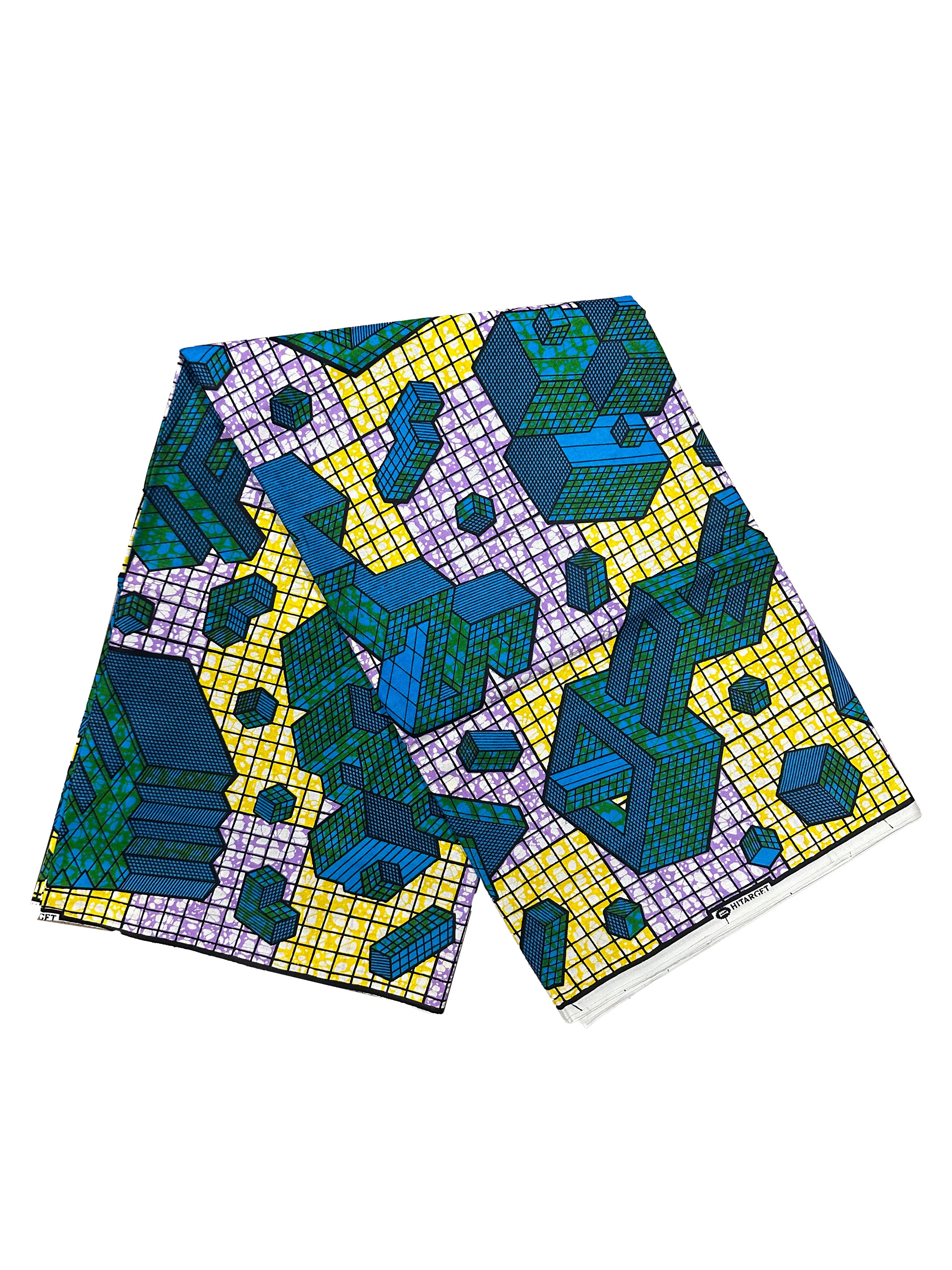 African Print Fabric – 6 Yards | 100% Cotton Ankara Wax Fabric | Vibrant Ethnic Textile for Dresses, Crafts & Home Décor