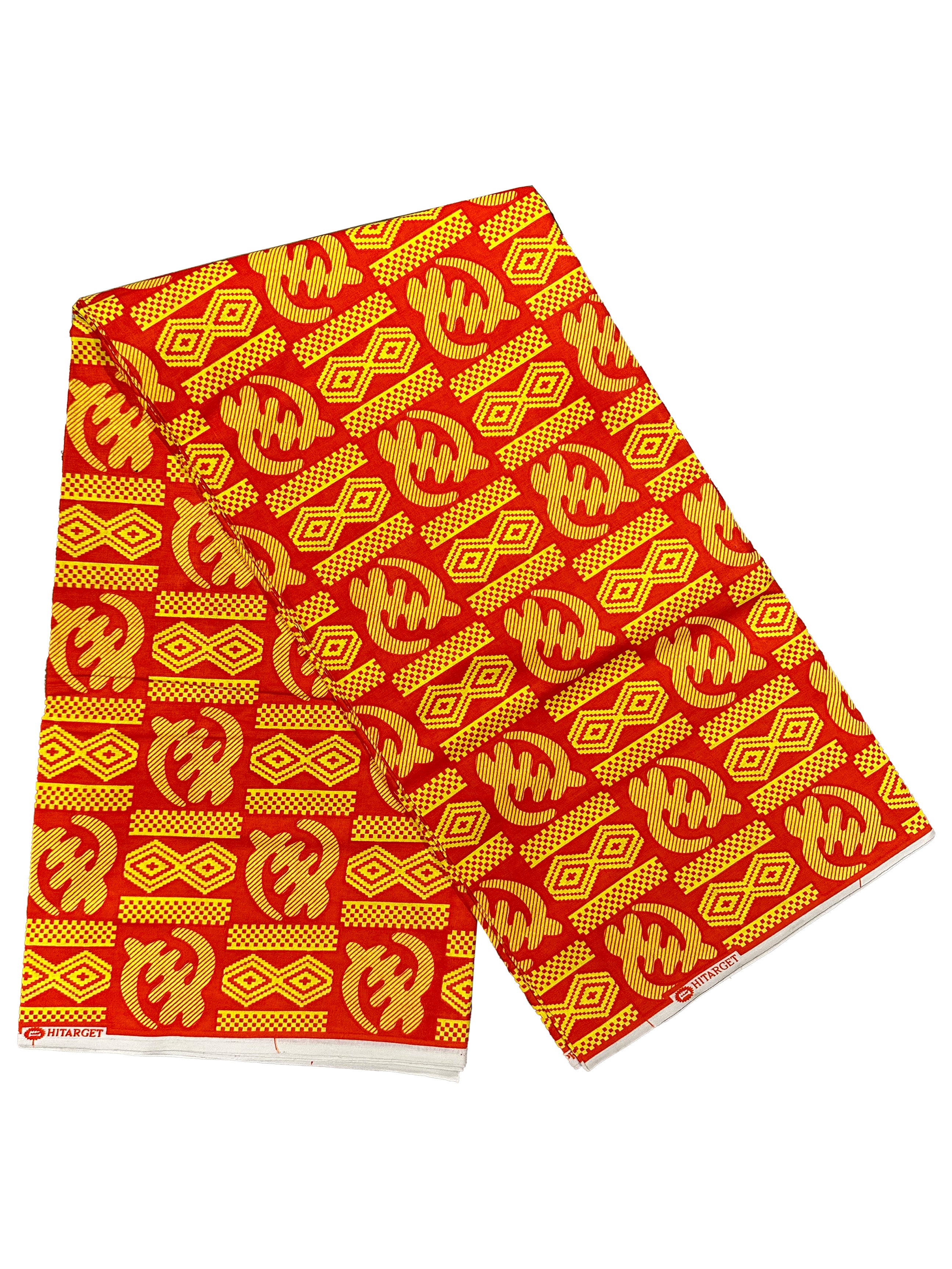 African Print Fabric – 6 Yards | 100% Cotton Ankara Wax Fabric | Vibrant Ethnic Textile for Dresses, Crafts & Home Décor