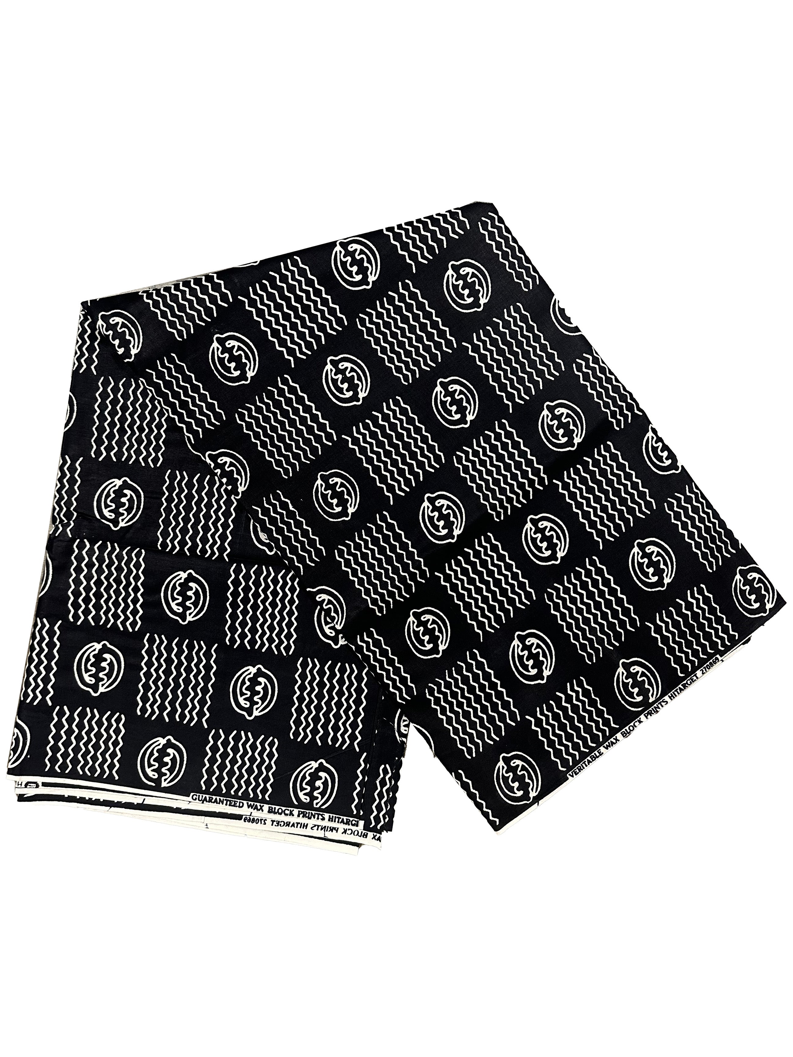 African Print Fabric – 6 Yards | 100% Cotton Ankara Wax Fabric | Vibrant Ethnic Textile for Dresses, Crafts & Home Décor