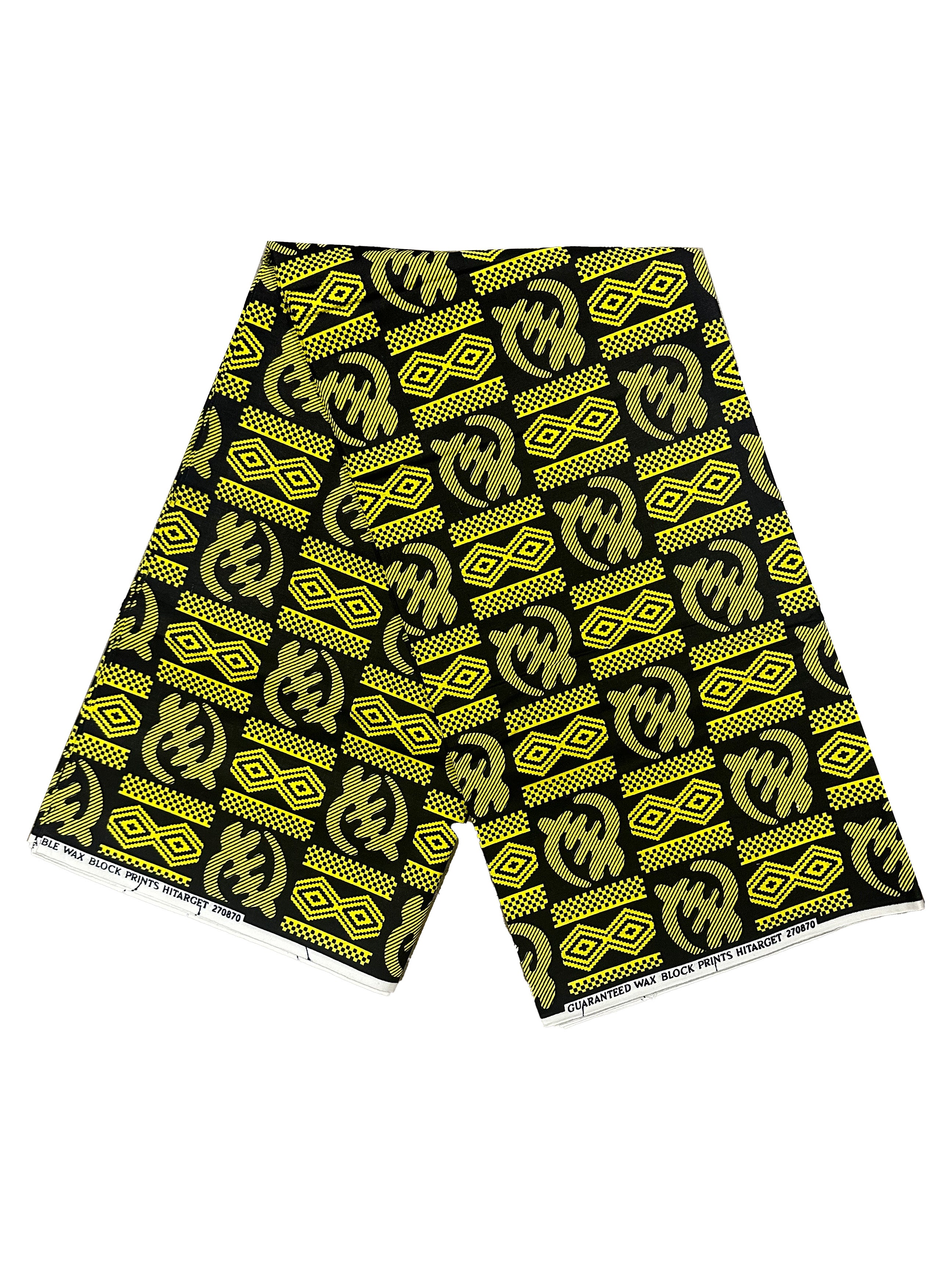 African Print Fabric – 6 Yards | 100% Cotton Ankara Wax Fabric | Vibrant Ethnic Textile for Dresses, Crafts & Home Décor