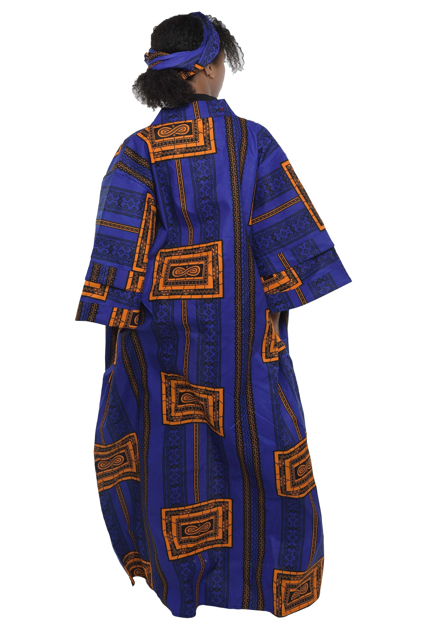 Kente Long Kimono Jacket