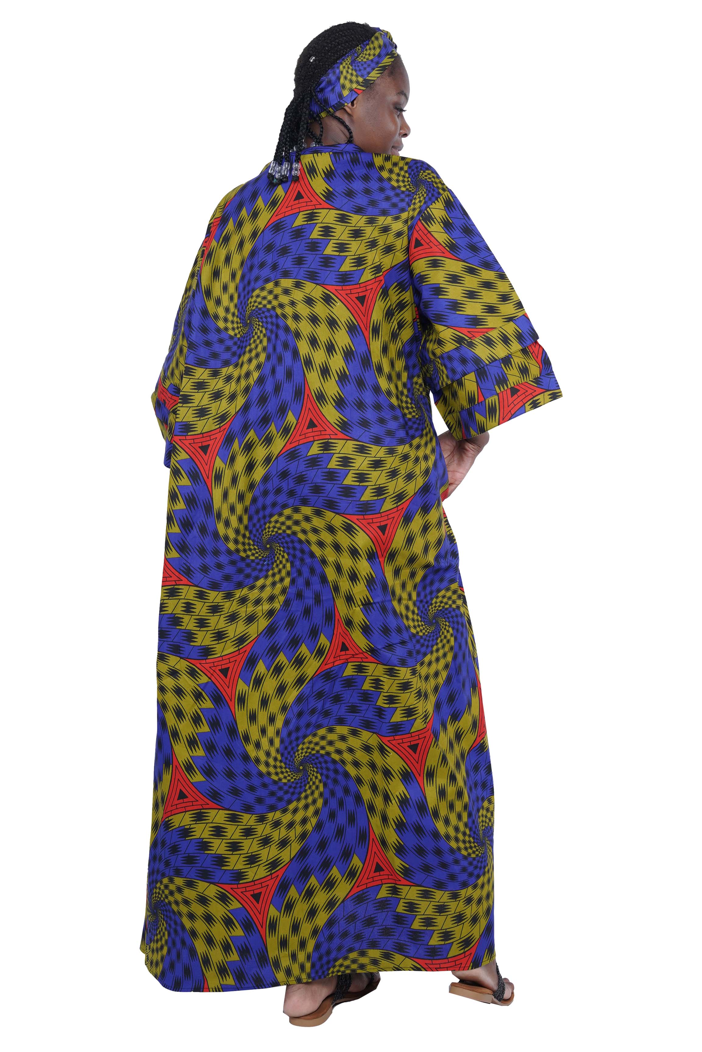 Ankara Long Duster | Robe | Kimono