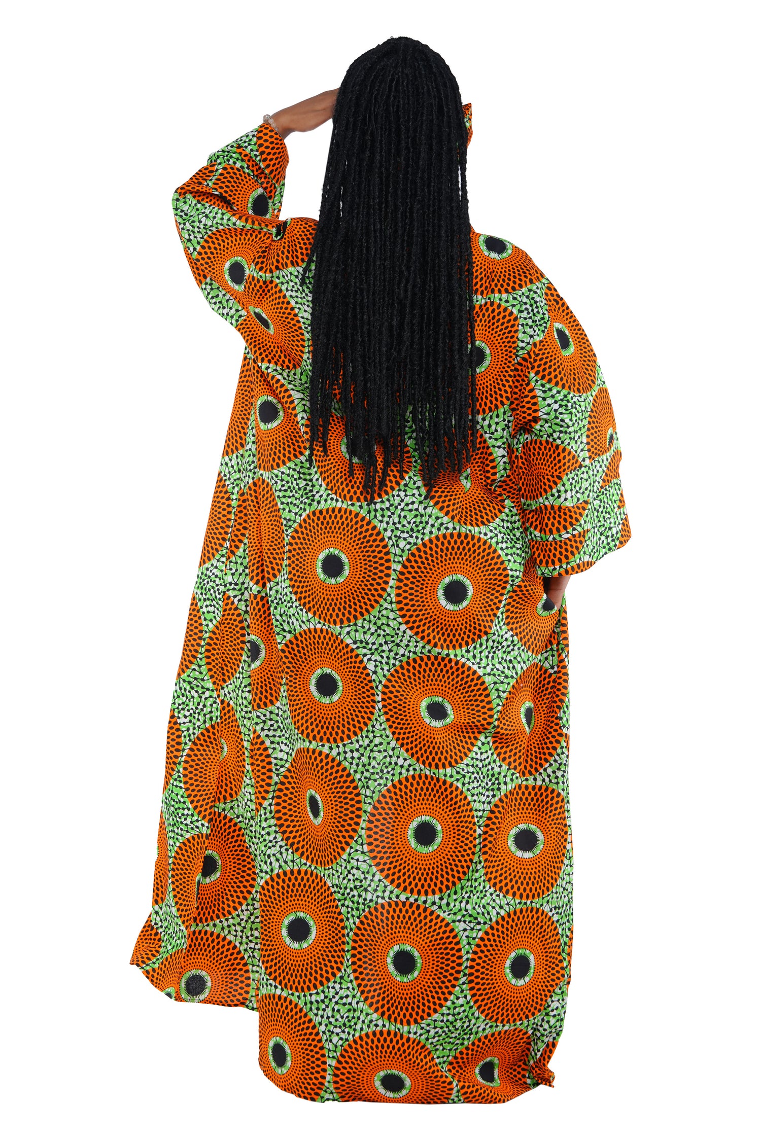 Ankara Long Kimono | Robe | One Size