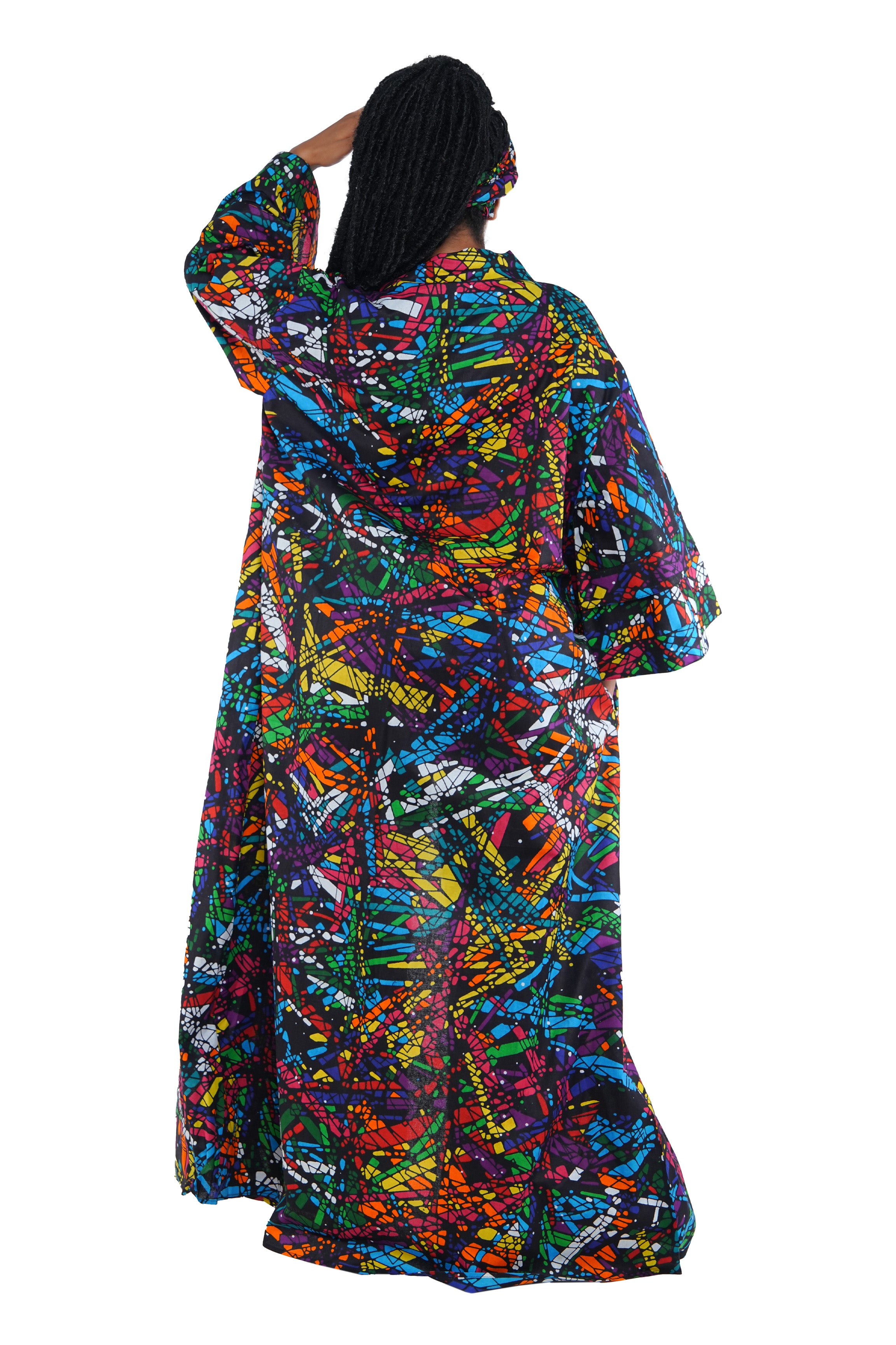 Kente Long Duster | Robe | One Size