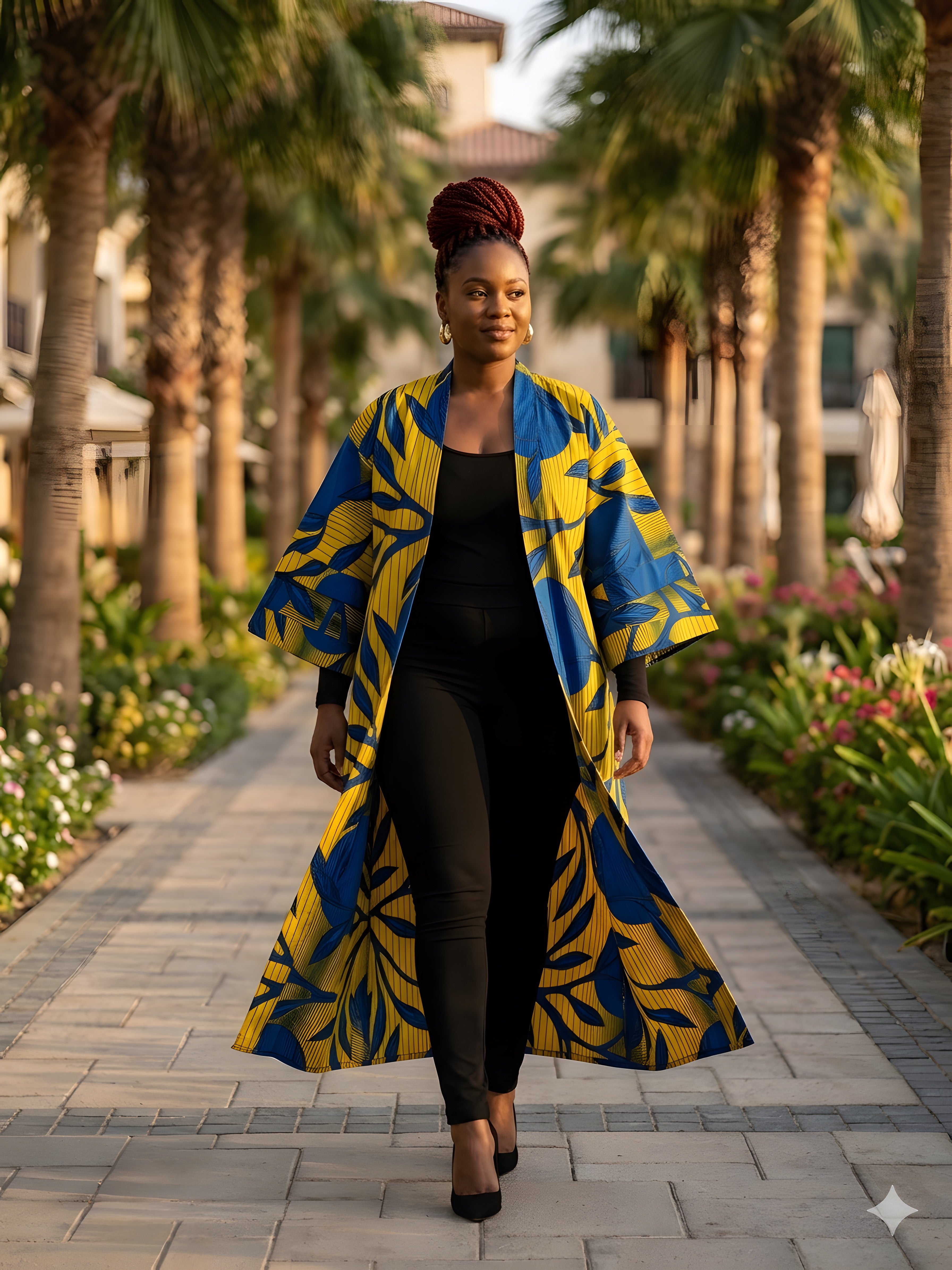 African Long Kimono | Robe | Duster | One Size