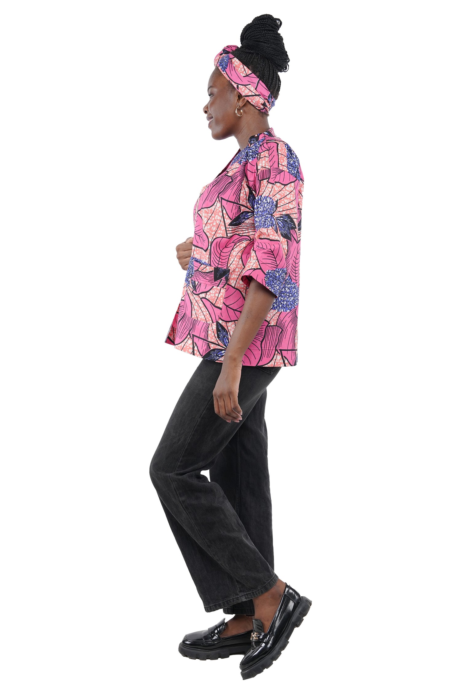 African Short Kimono