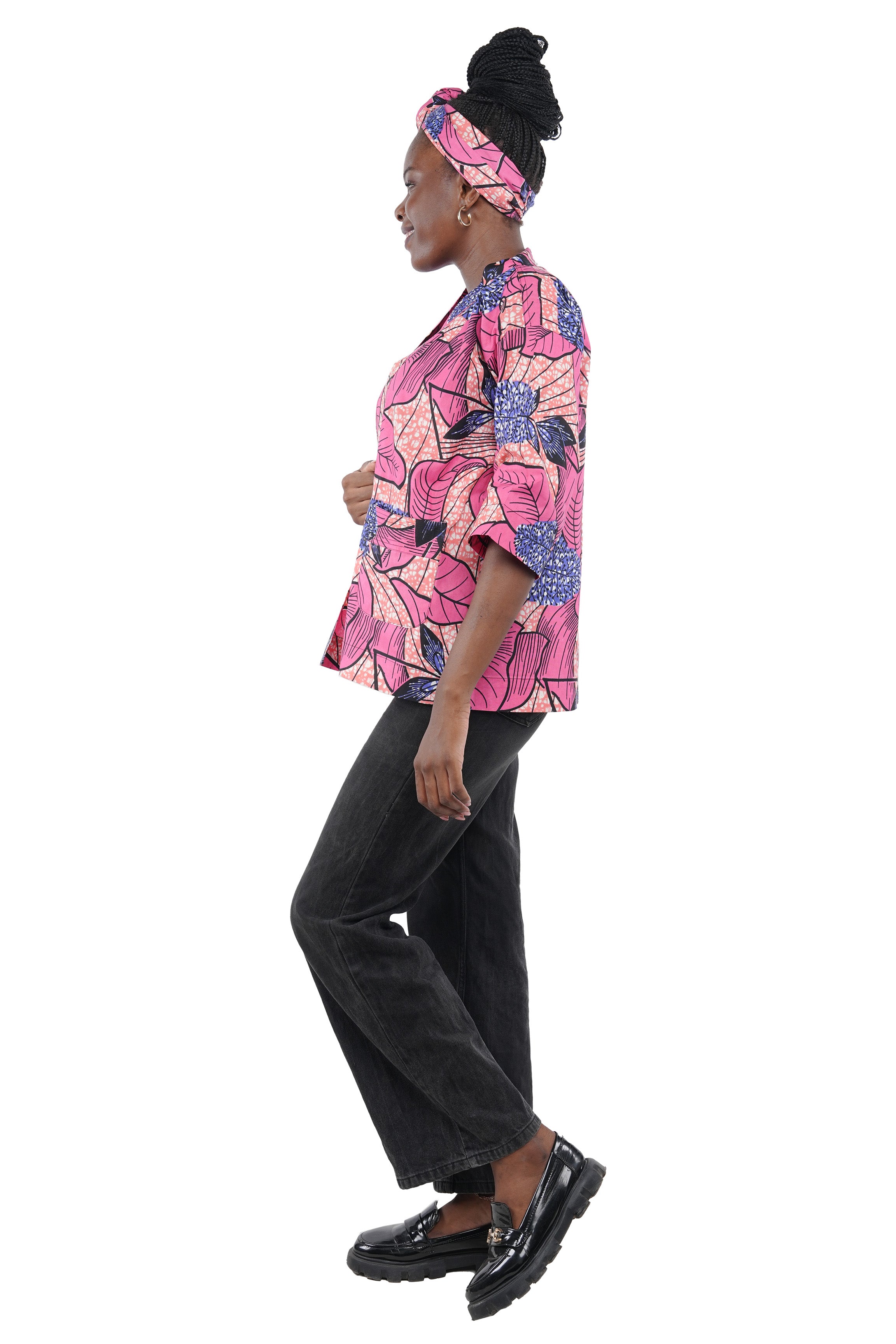 African Short Kimono