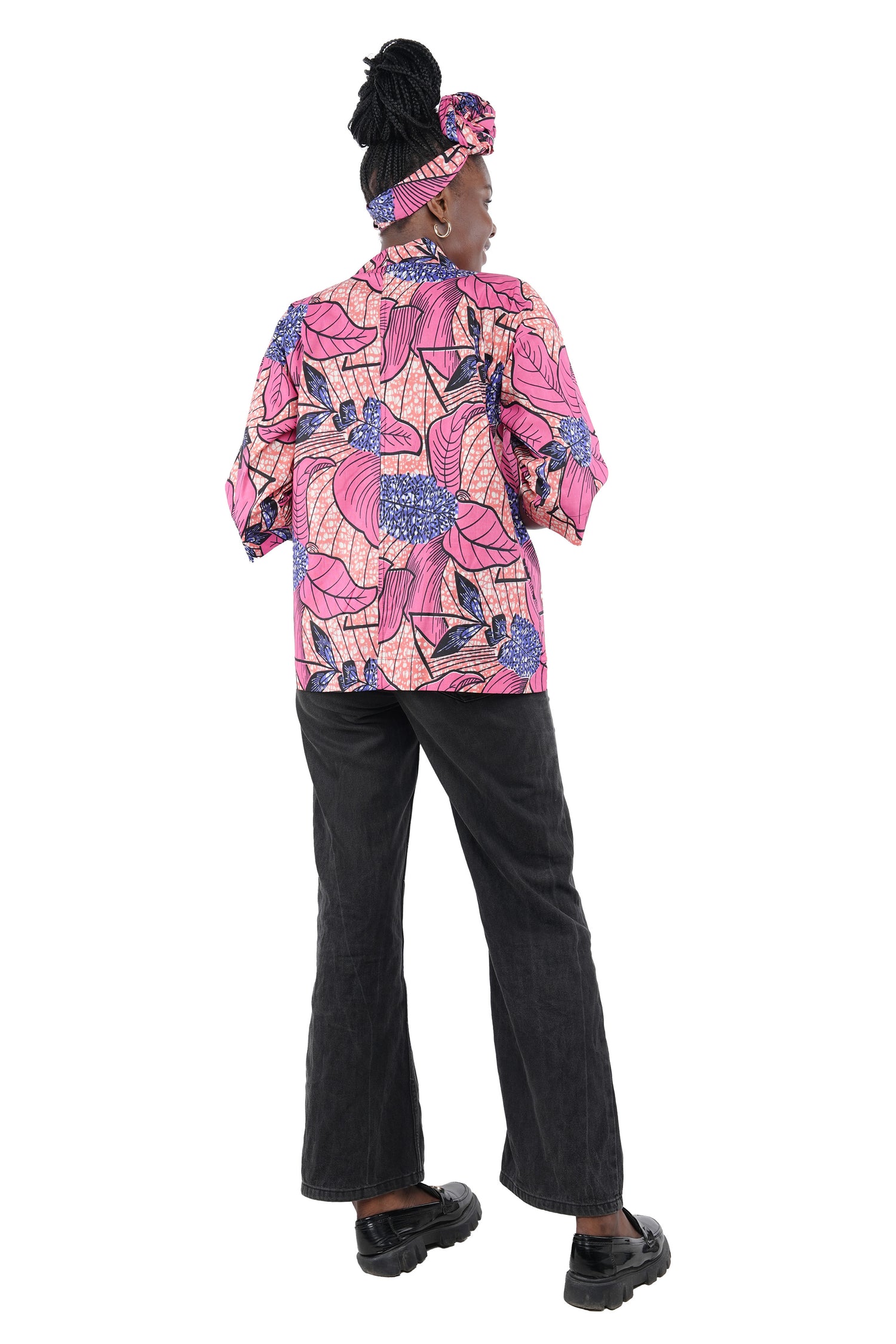 African Short Kimono