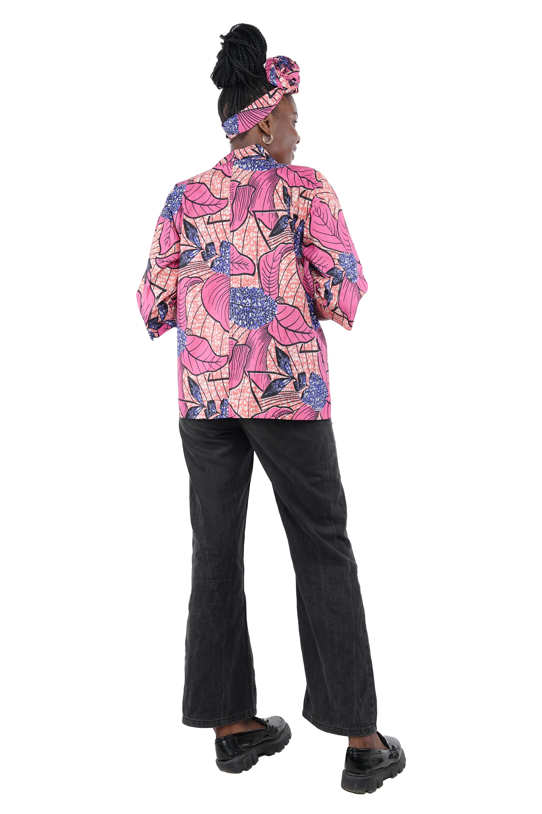 African Short Kimono