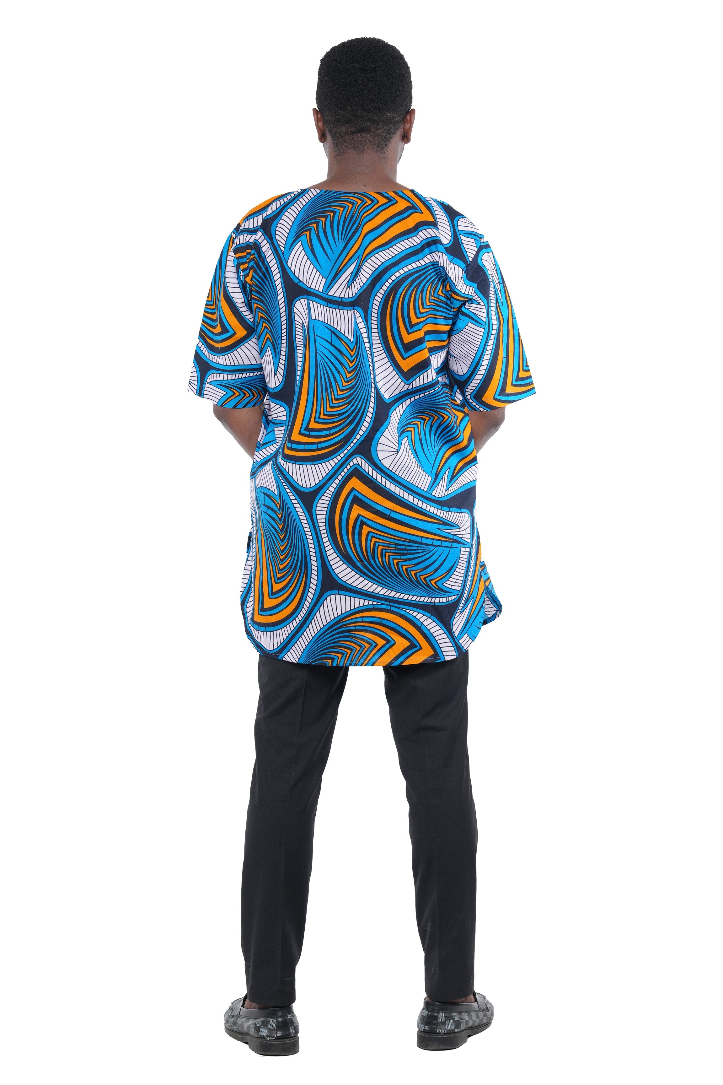 Handcrafted African embroidered men&