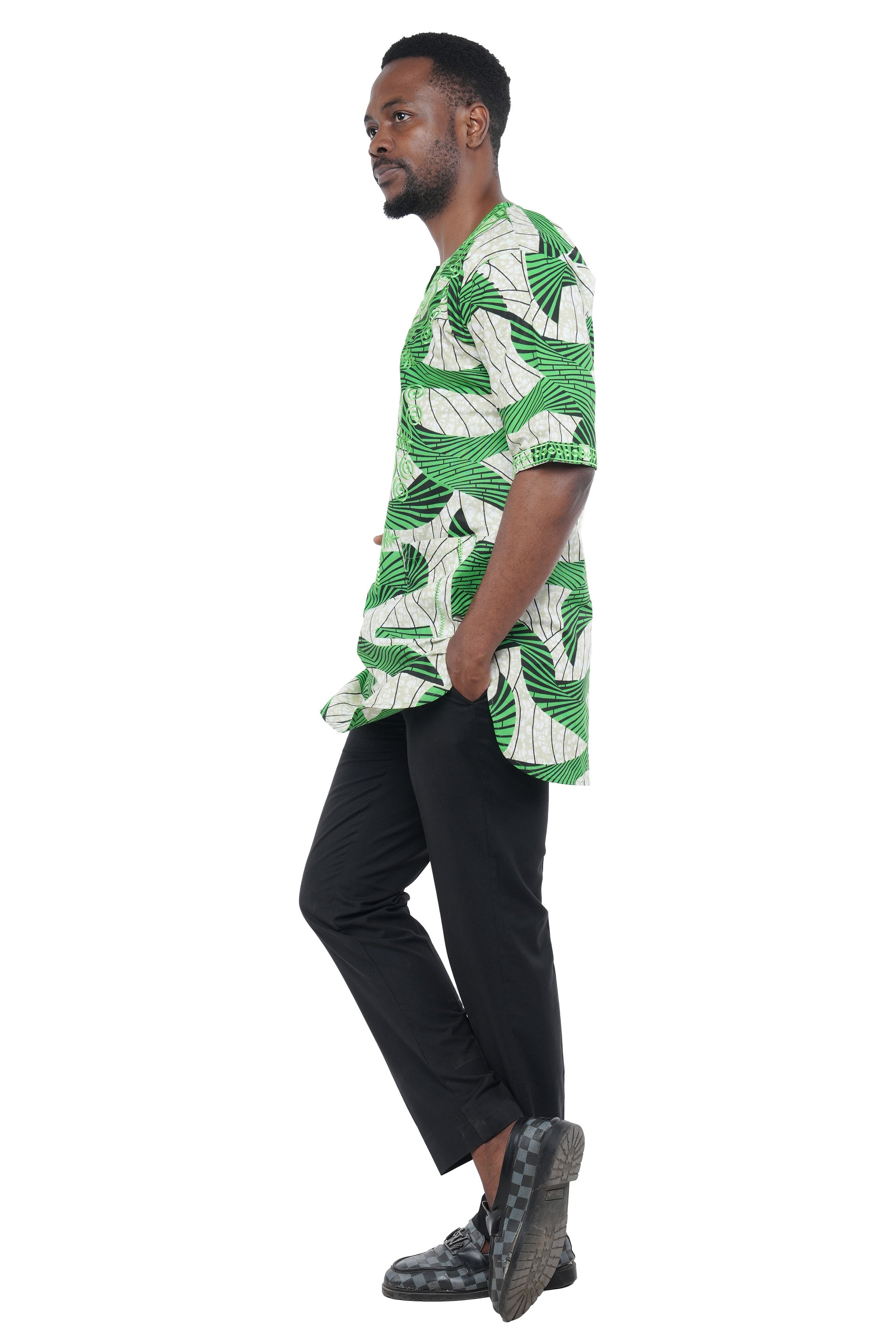 African Embroidered Dashiki Shirt