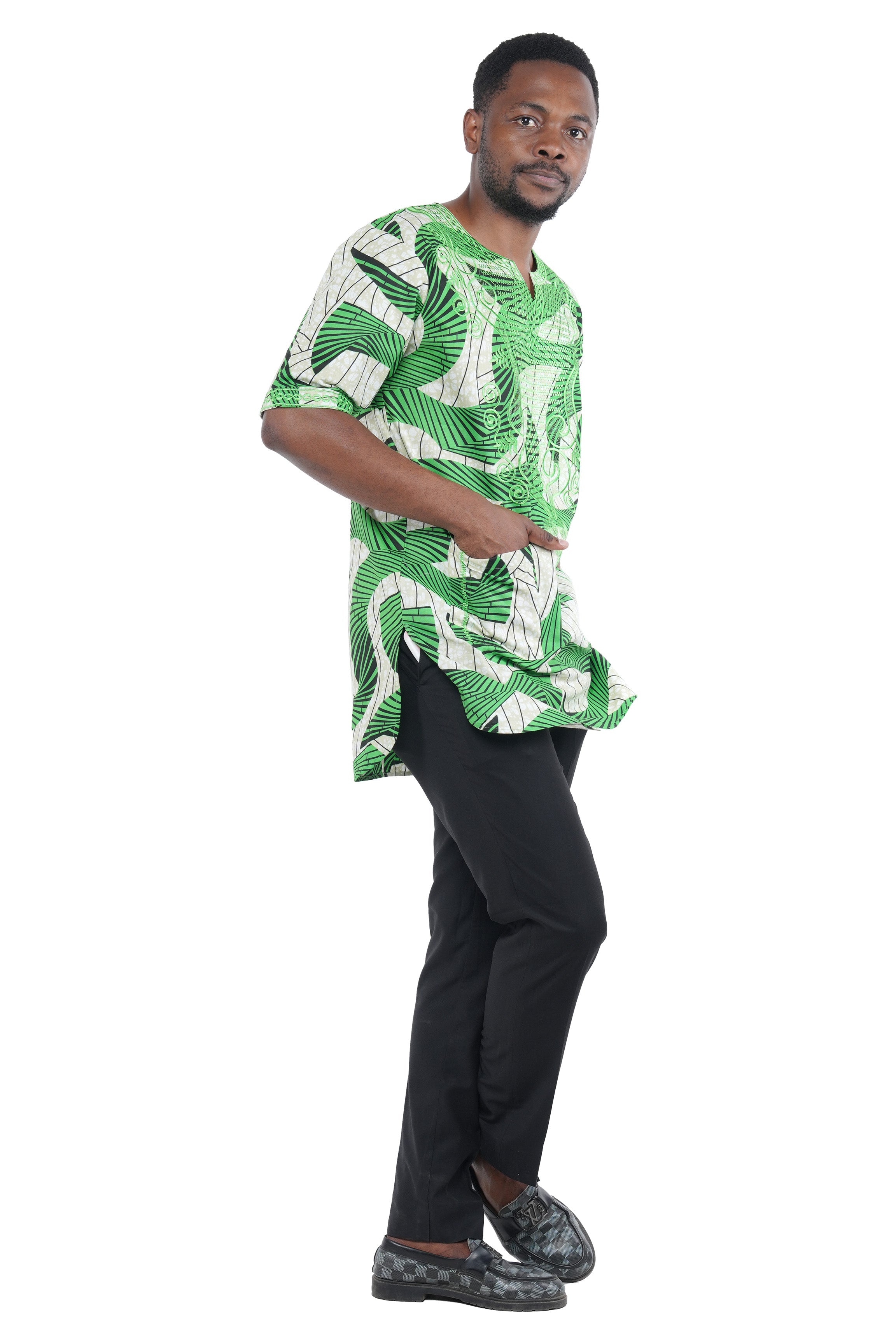 African Embroidered Dashiki Shirt