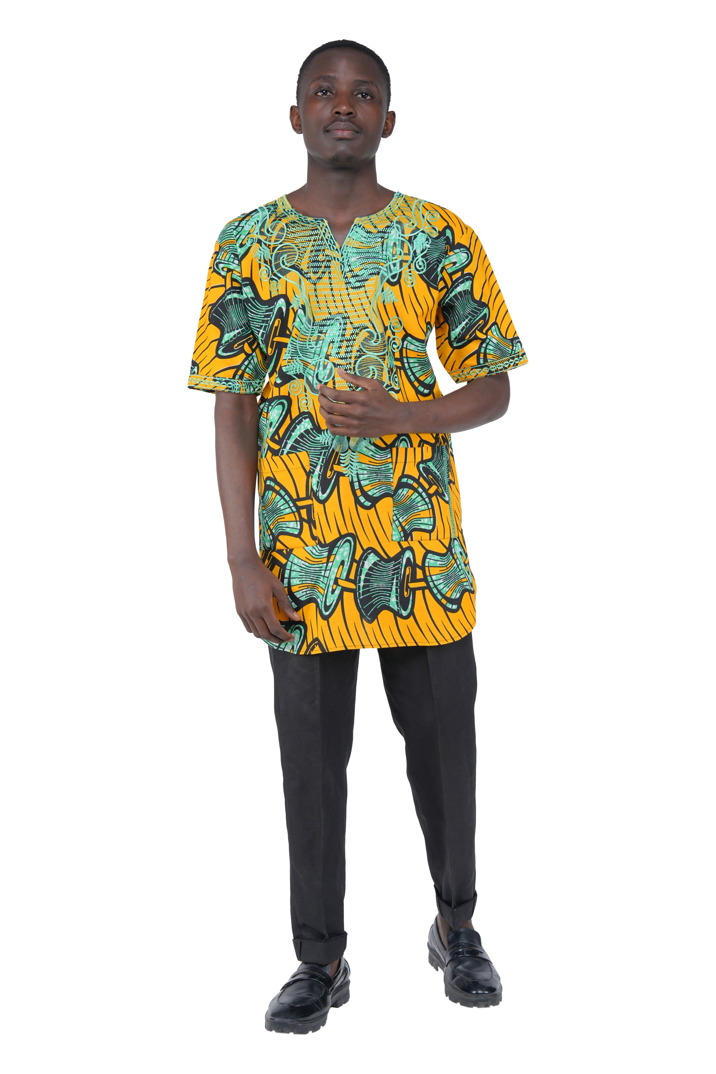 African Embroidered Men&