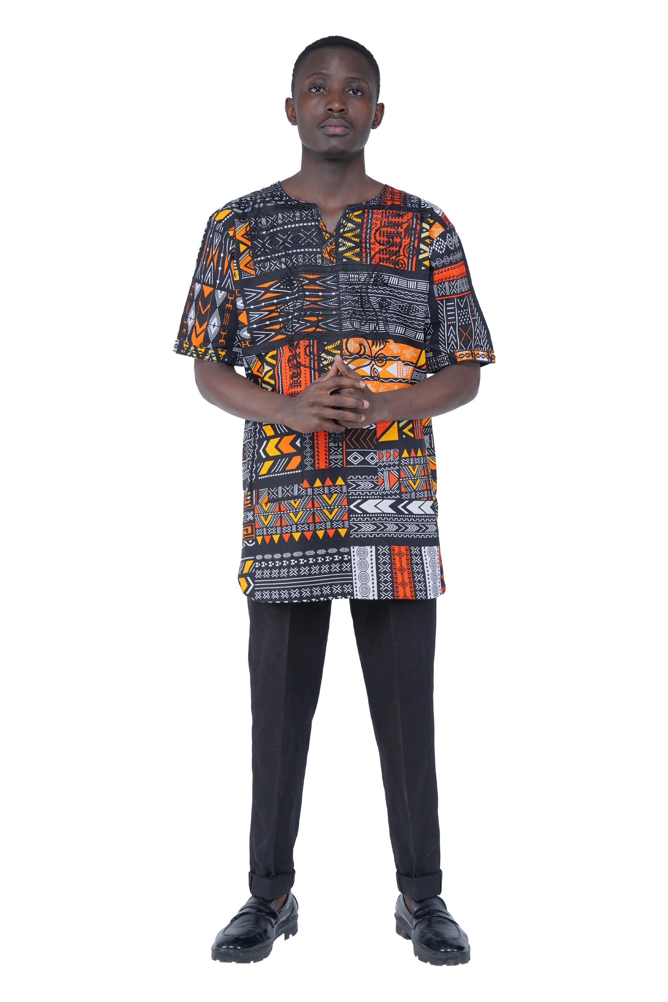 African Embroidered Men&