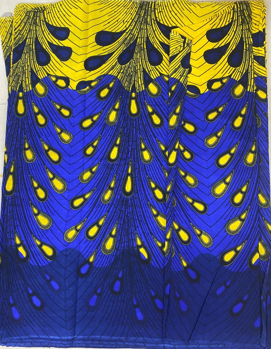 Ankara Wax Print Fabric | 6 Yards
