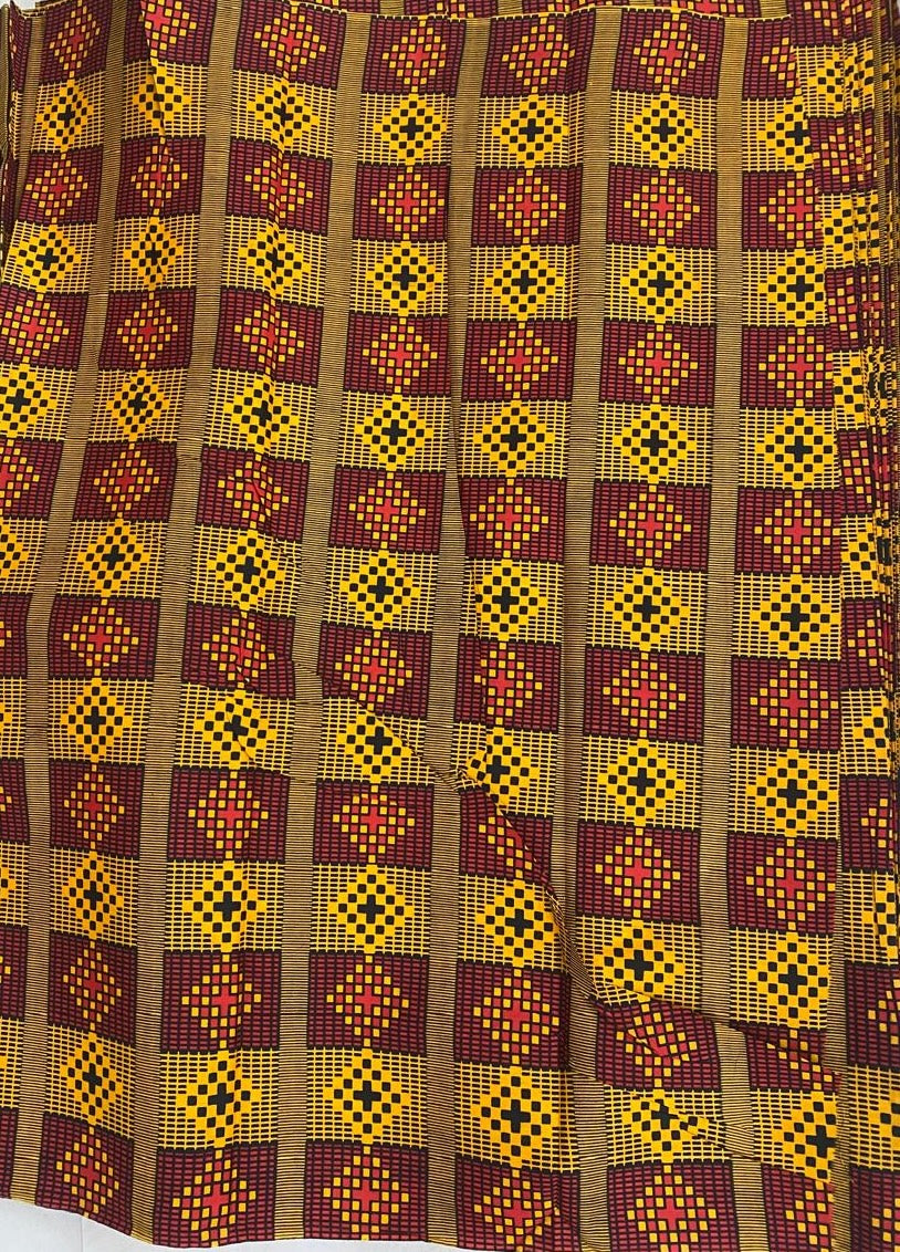 Ankara Wax Print Fabric | 6 Yards