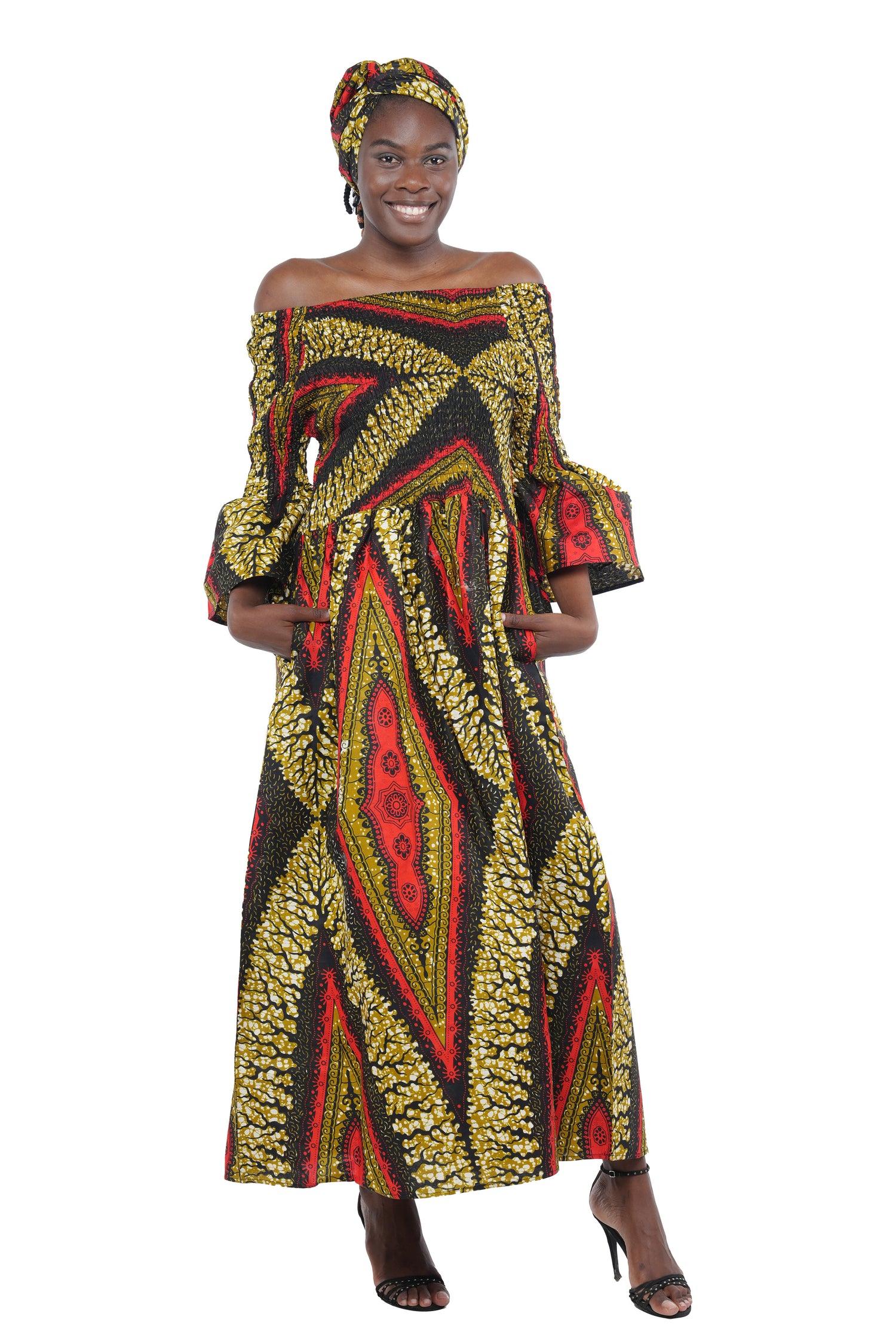 African Long Maxi Dress