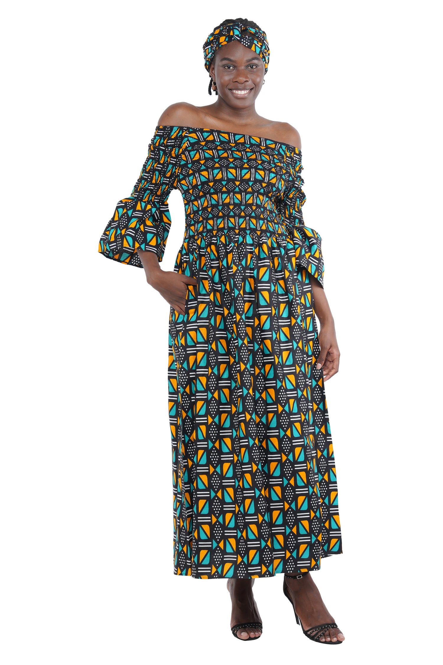 African Long Maxi Dress