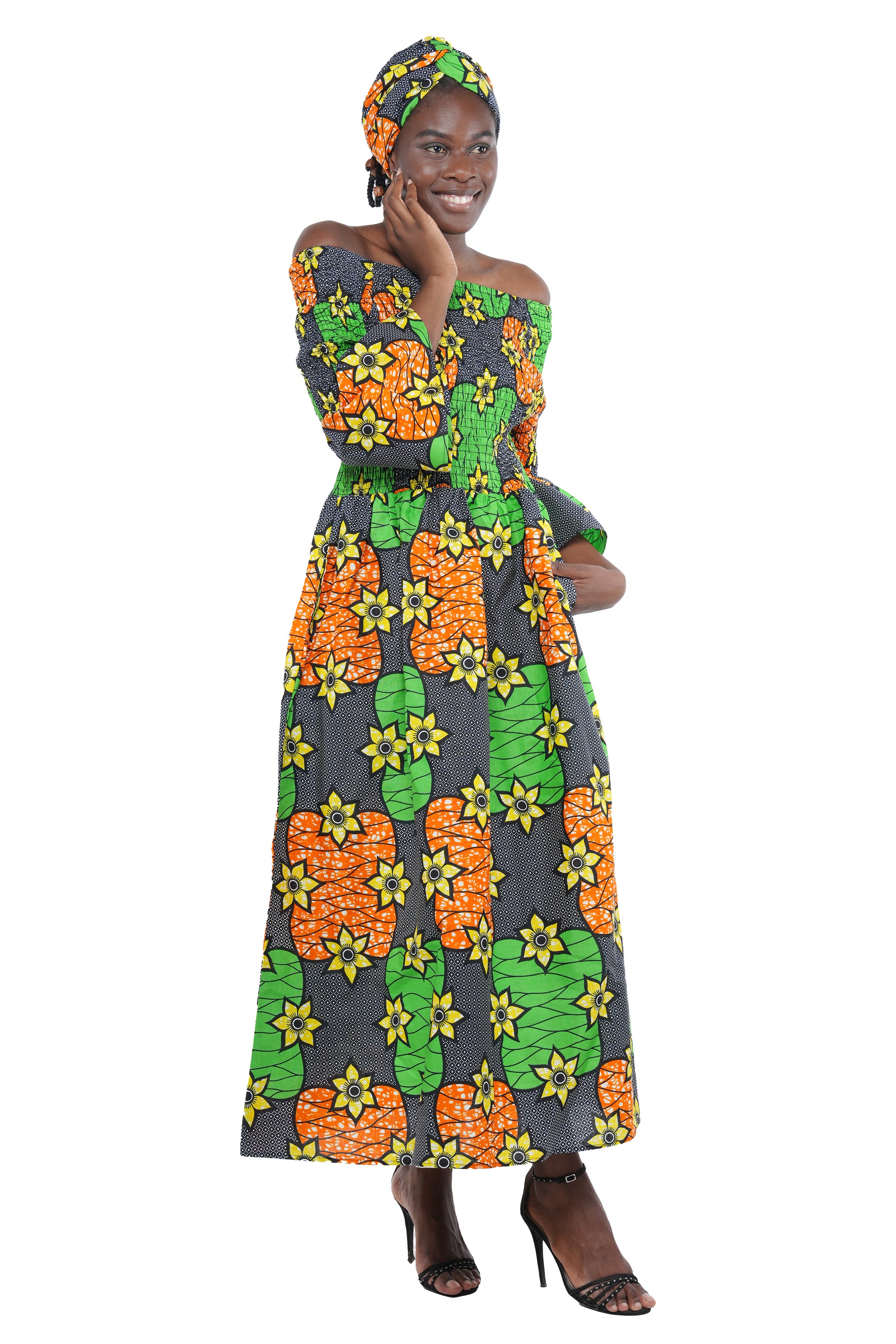 African Long Maxi Dress