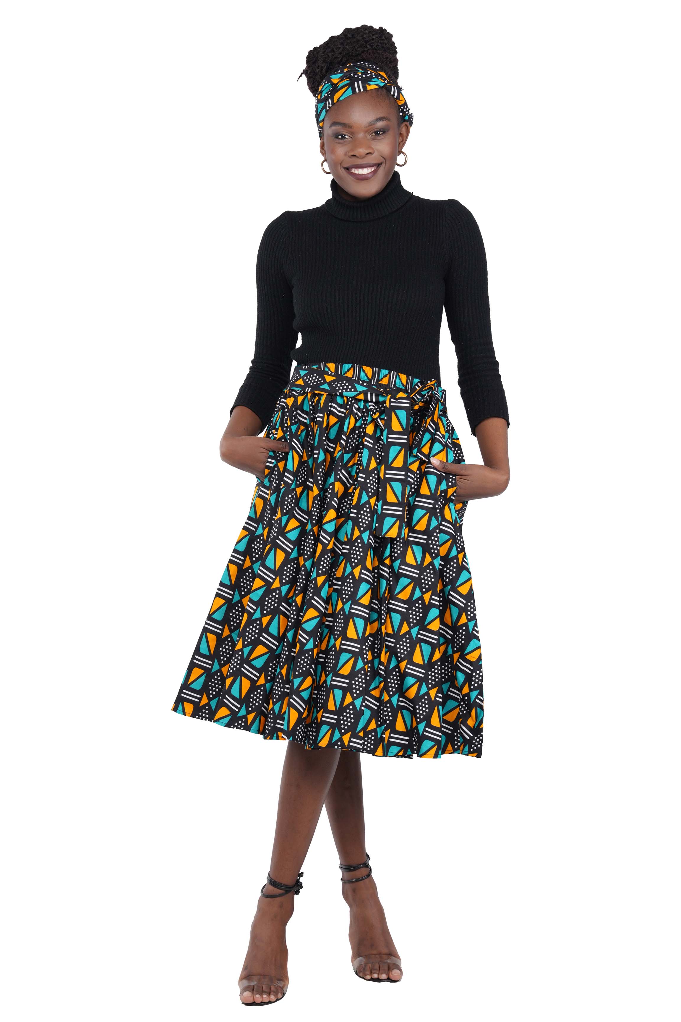 African Midi Skirt