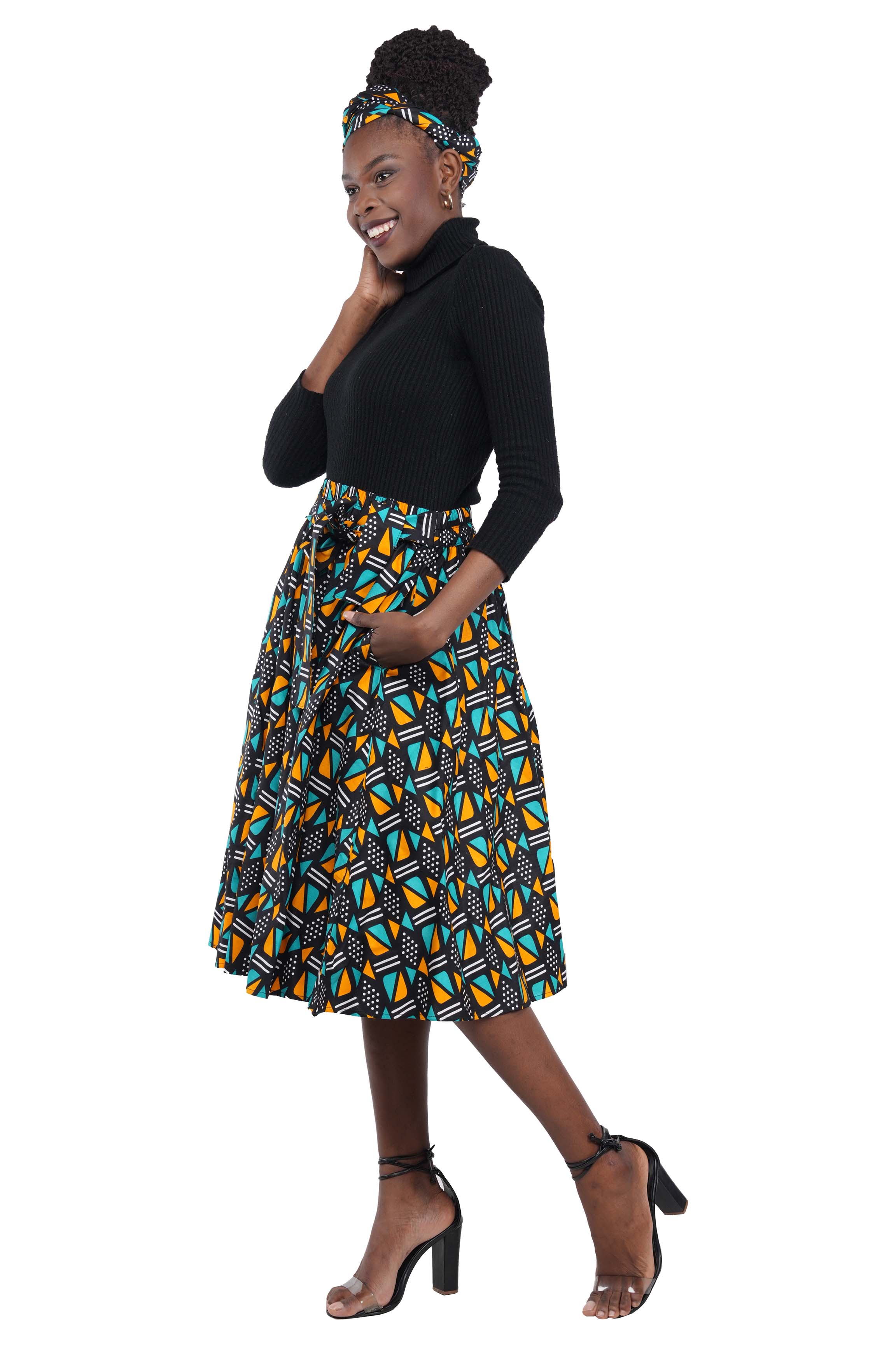 African Midi Skirt