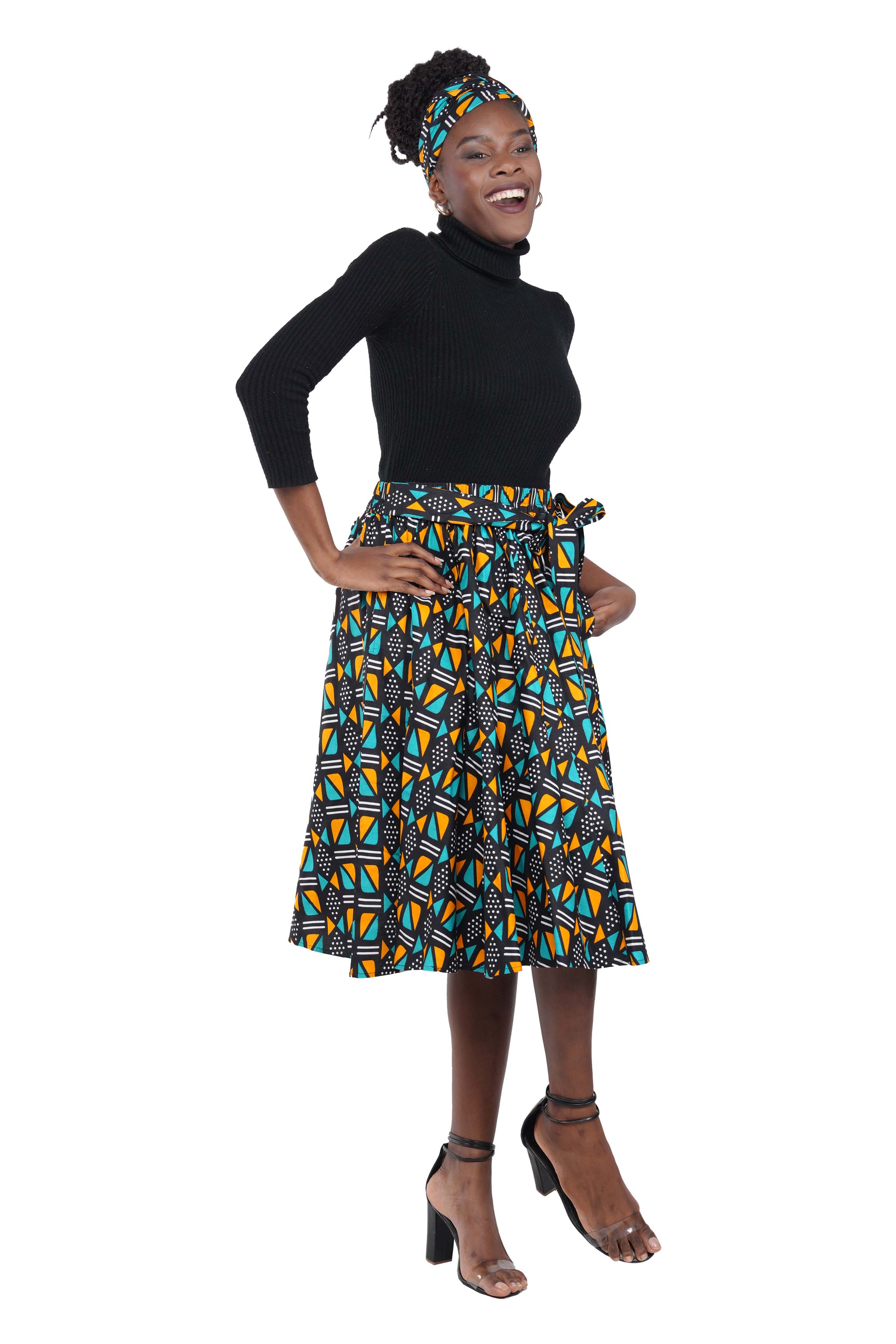 African Midi Skirt
