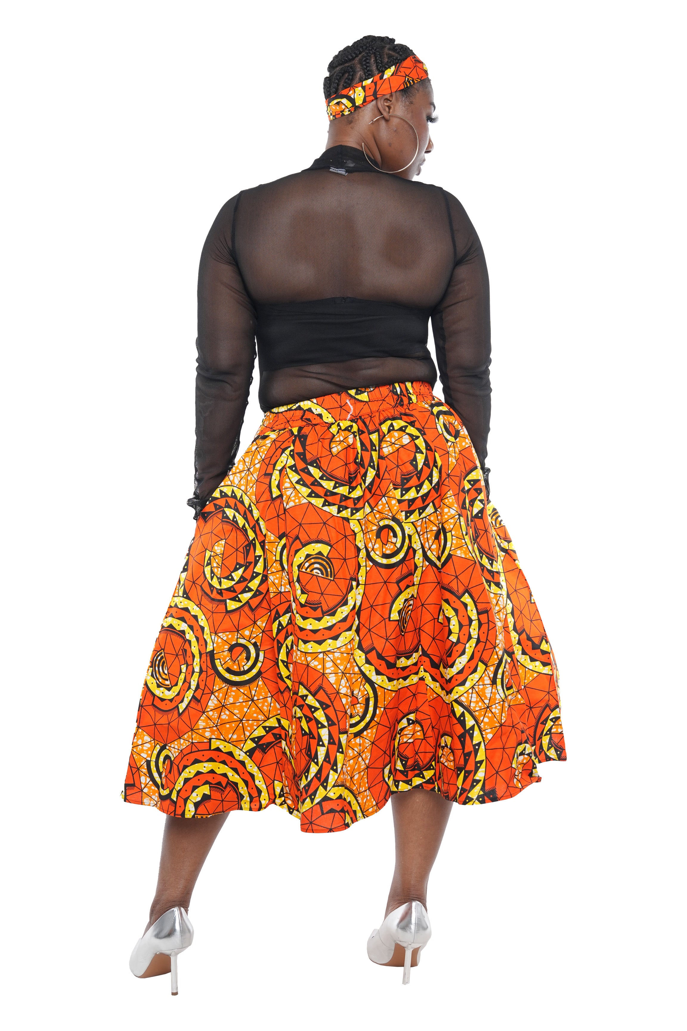 African Midi Skirt