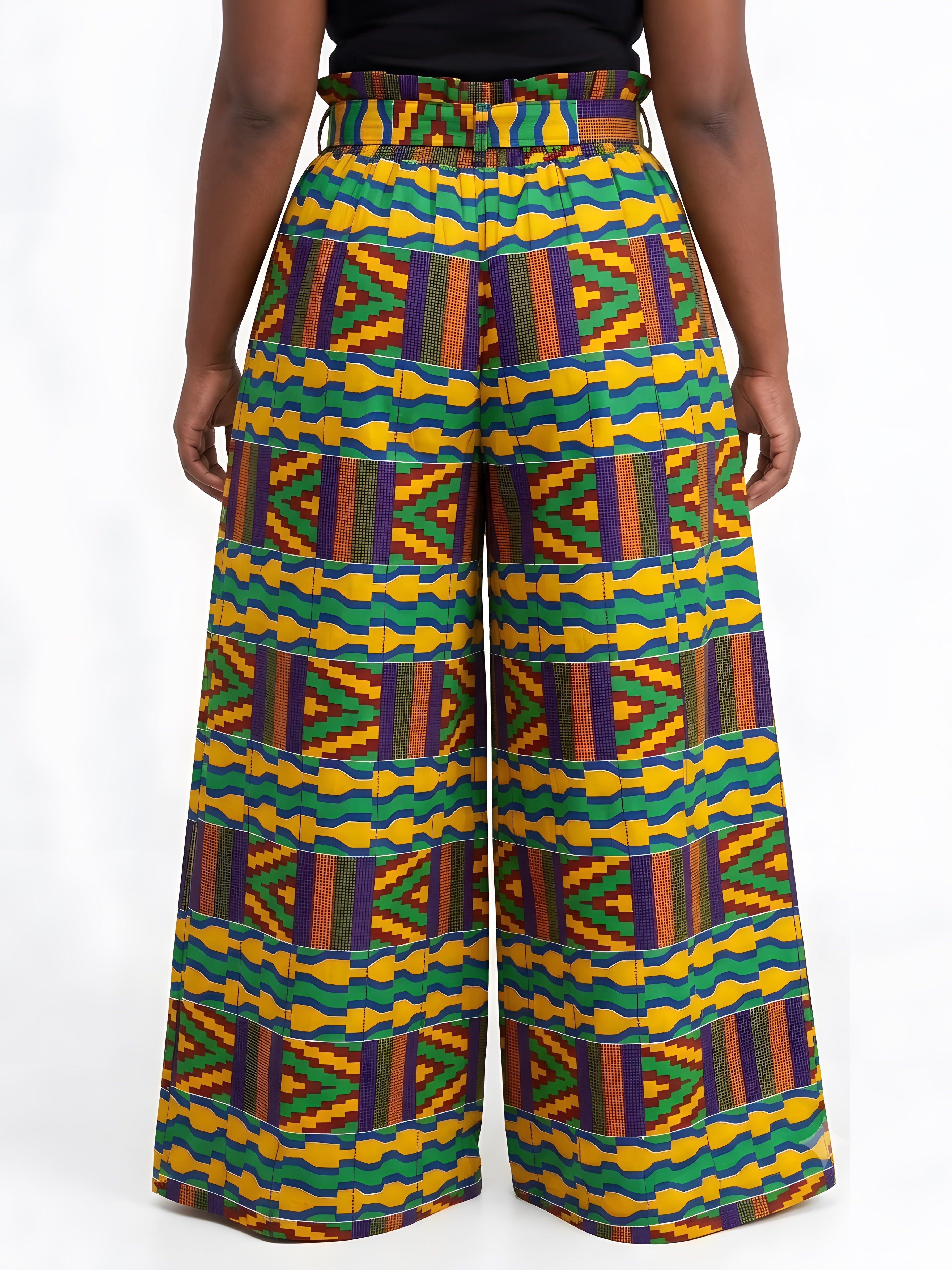 Ankara Wide Palazzo Pants | One Size