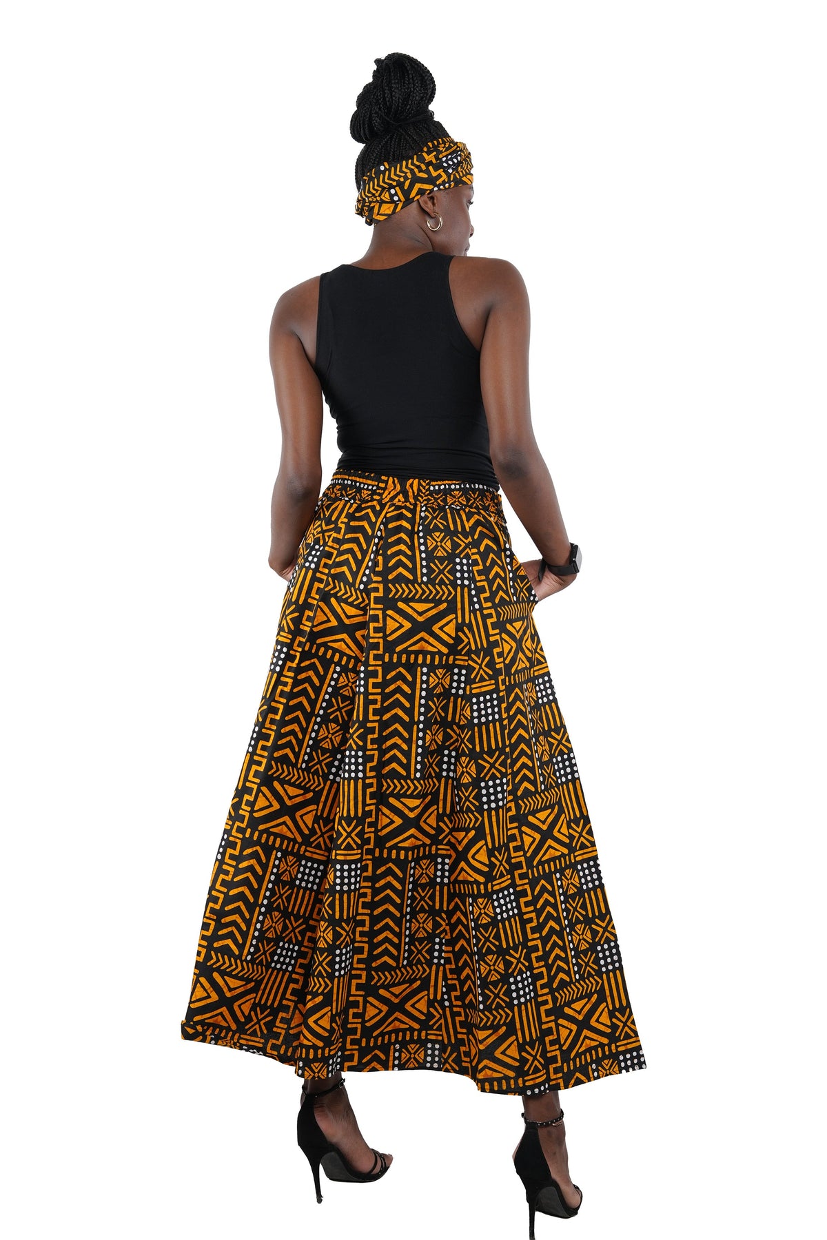 African Wide Palazzo Pants for Women | One Size