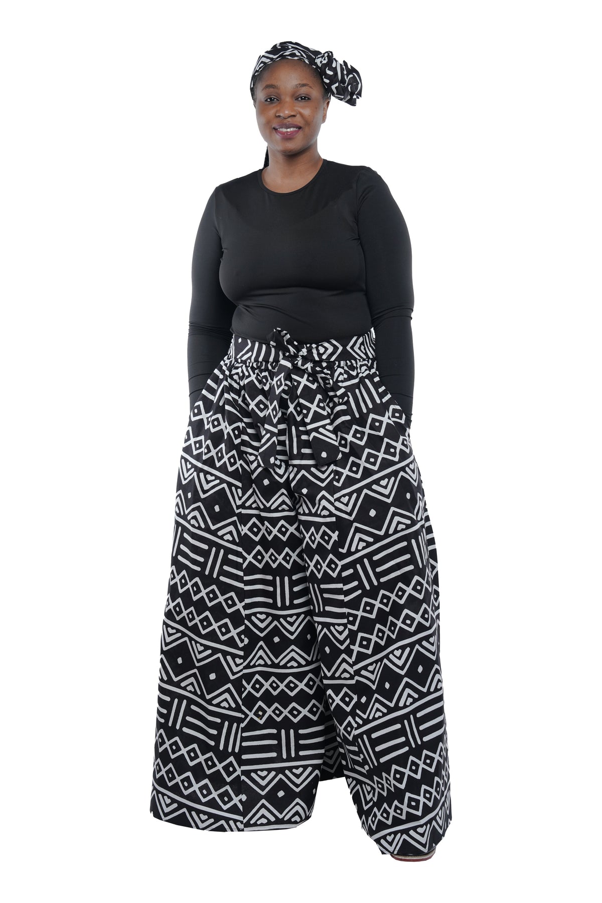 Ankara Wide Palazzo Pants | One Size