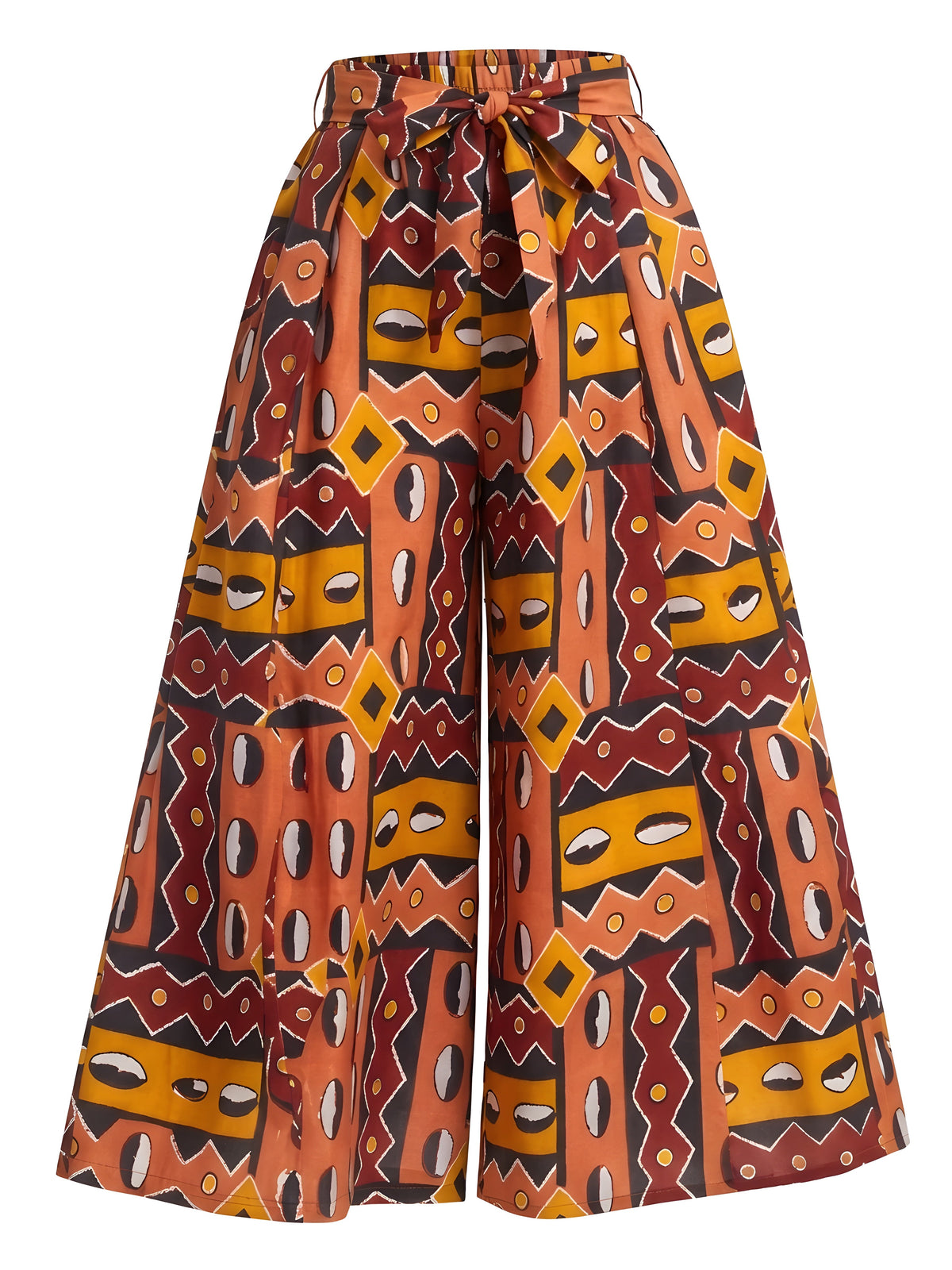 African Wide Palazzo Pants for Women | One Size