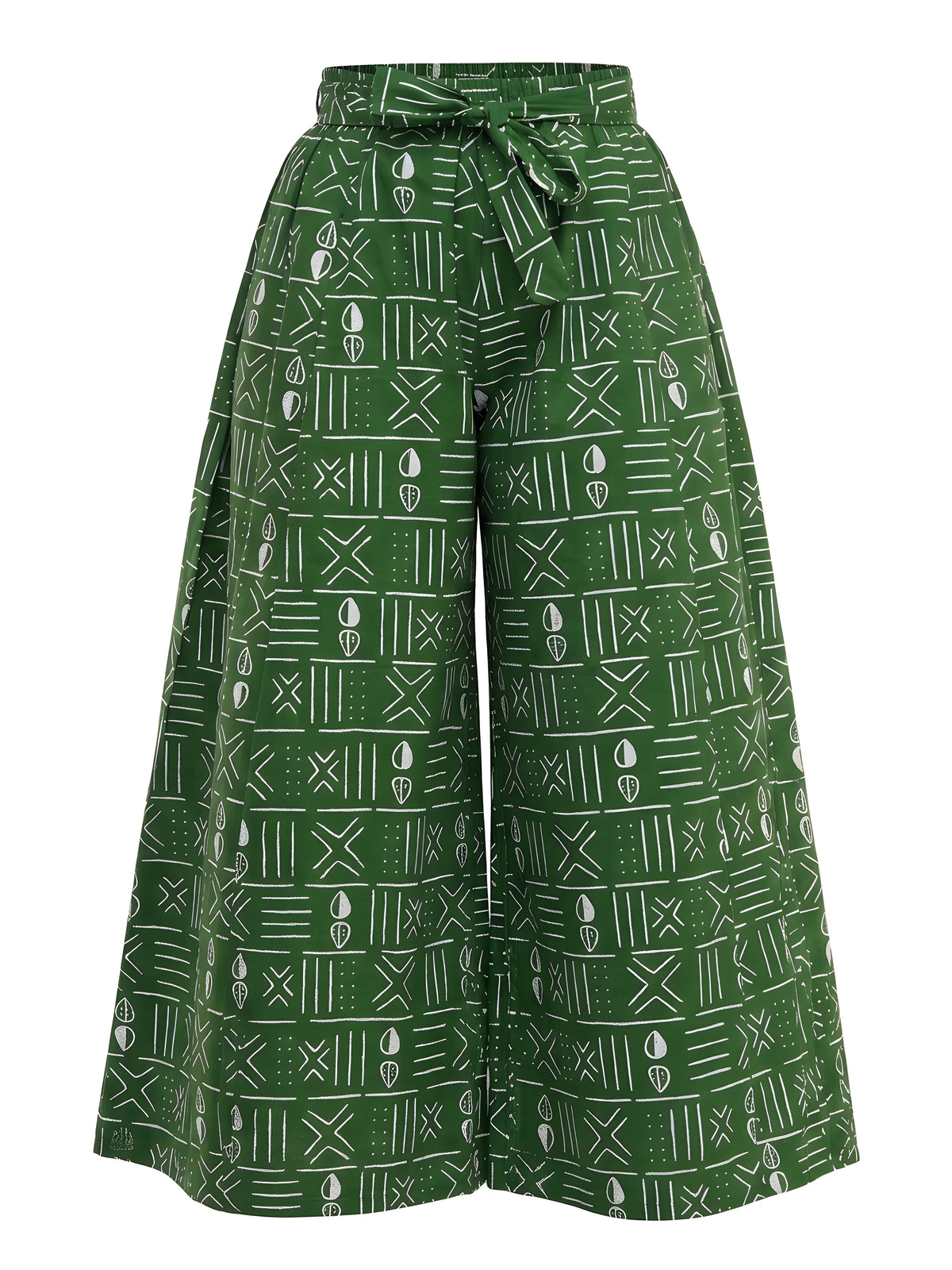 African Wide Palazzo Pants for Women | One Size