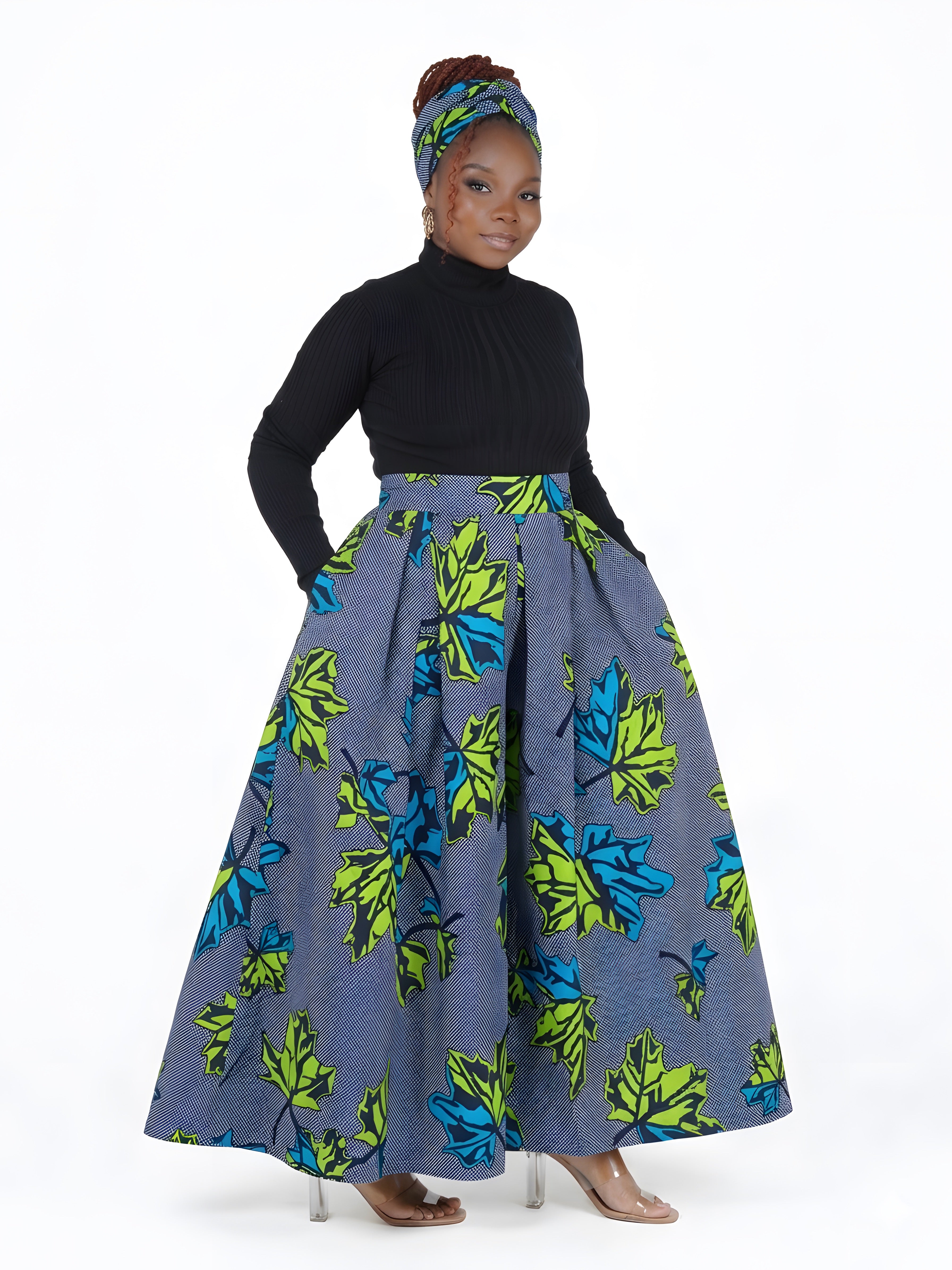 Ankara Wide Palazzo Pants | One Size