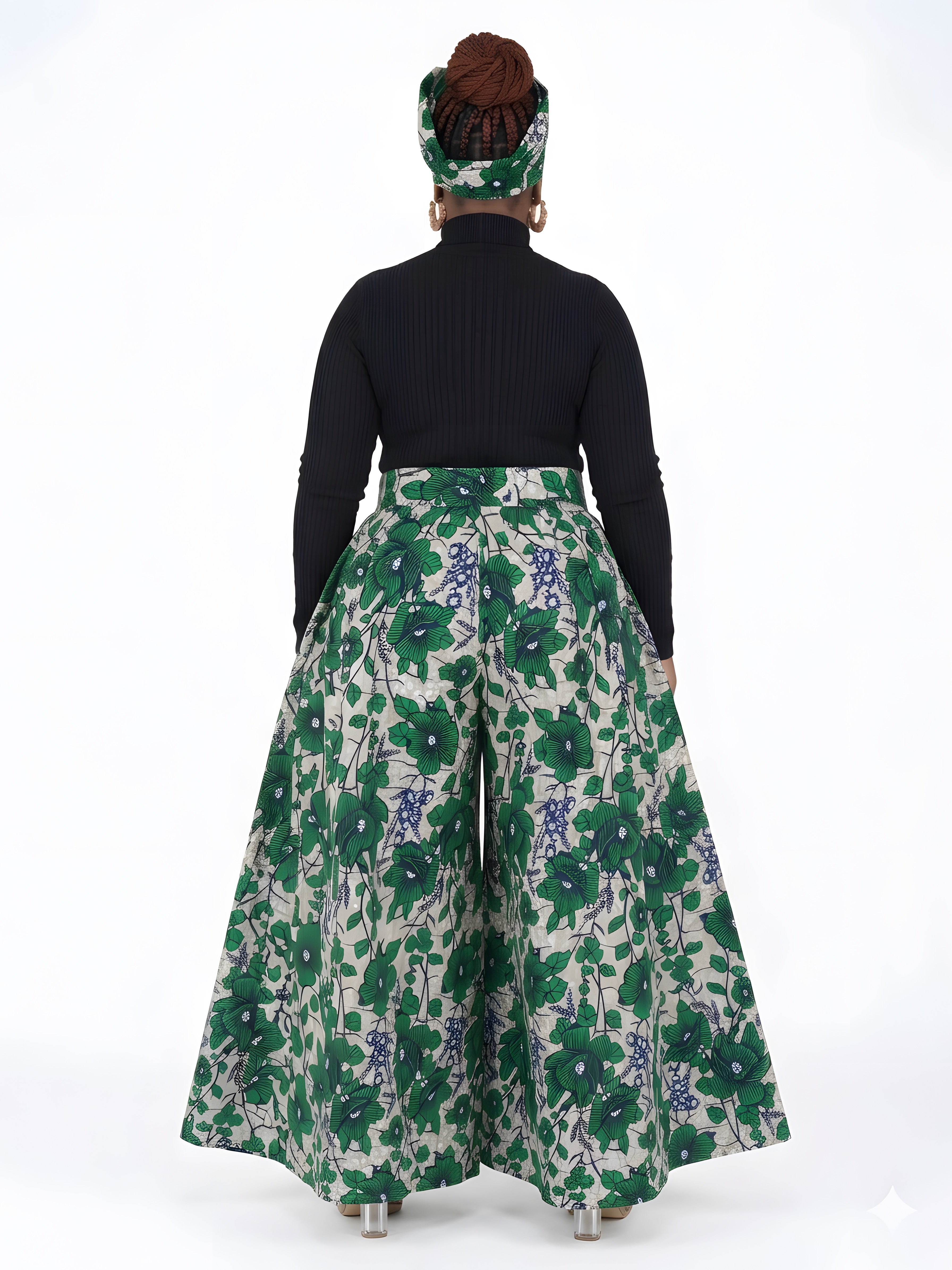 Ankara Wide Palazzo Pants | One Size