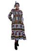African smocked maxi tiered dress with long sleeves and headwrap
Cotton V-neck African maxi dress with pockets
Afrocentric long sleeve tiered dress one size fits most
African dresses for women