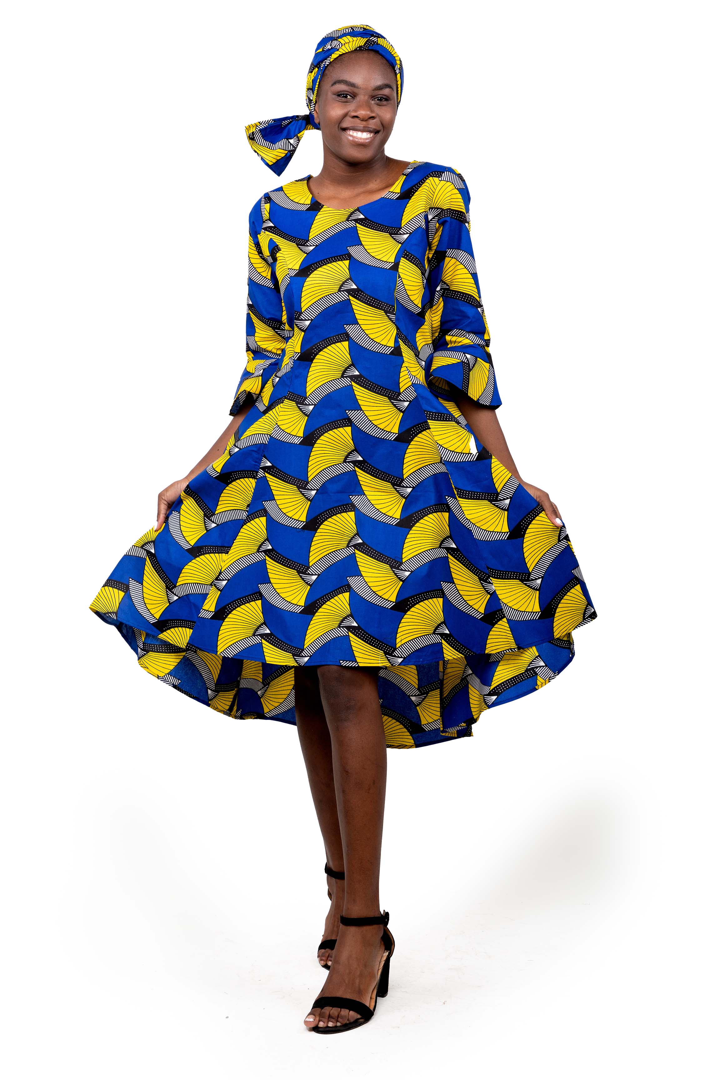 Ankara High Low Dress