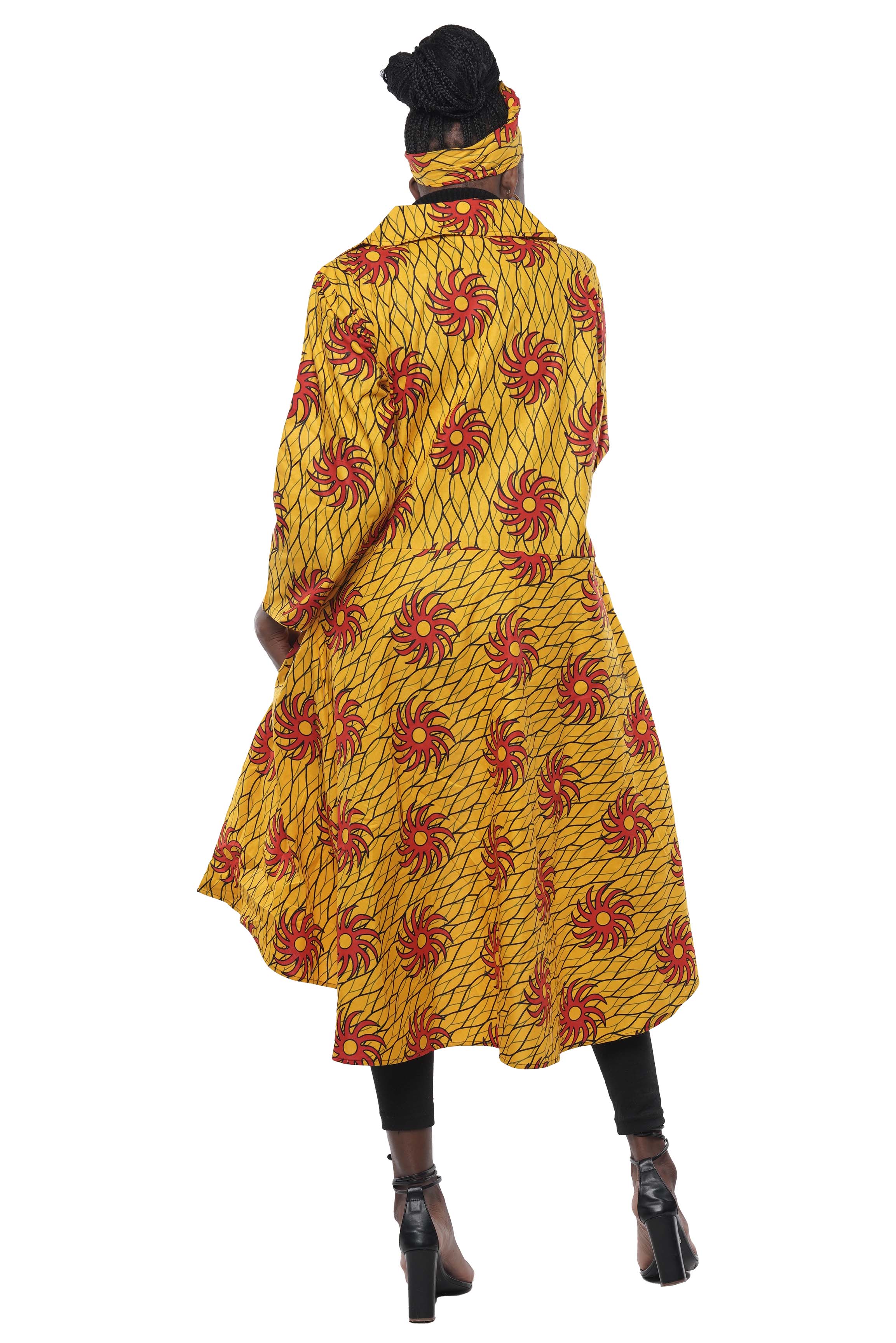 Ankara High Low Jacket