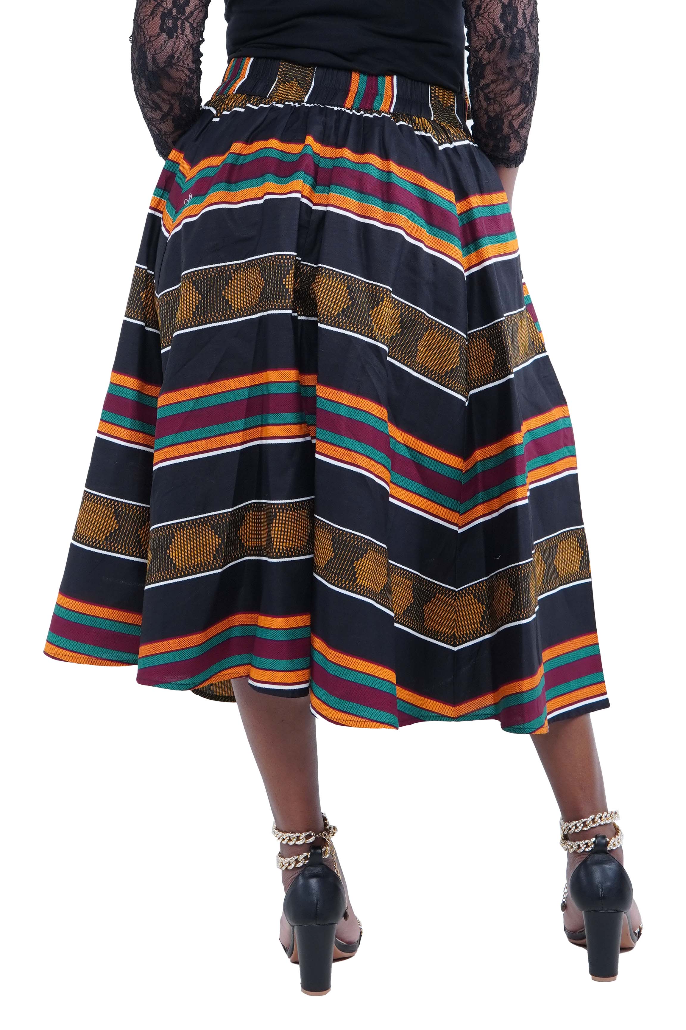 Kente Midi Skirt