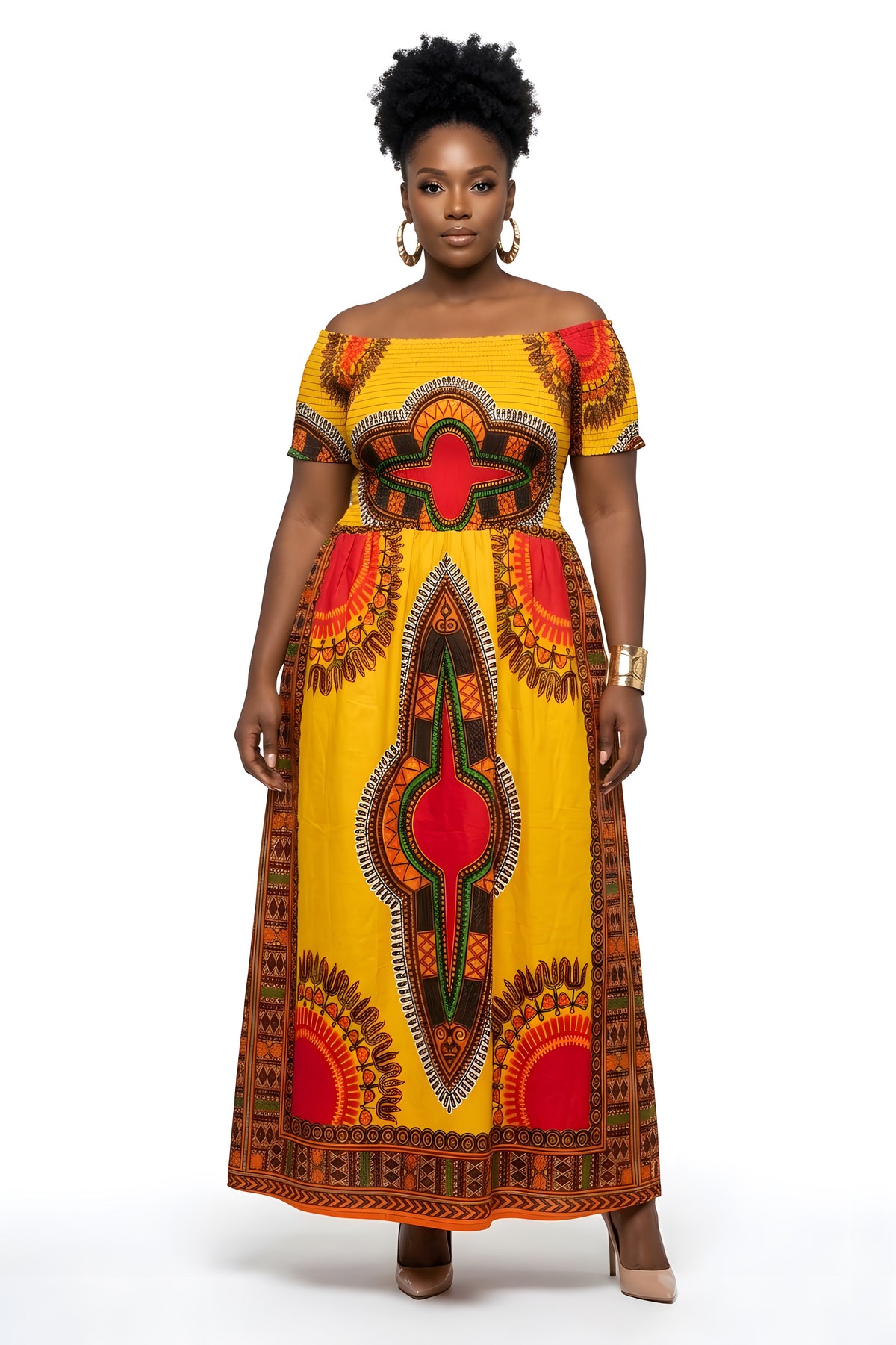 Dashiki Long Maxi Dress | One Size