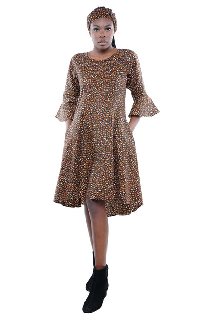 Ankara High Low Dress