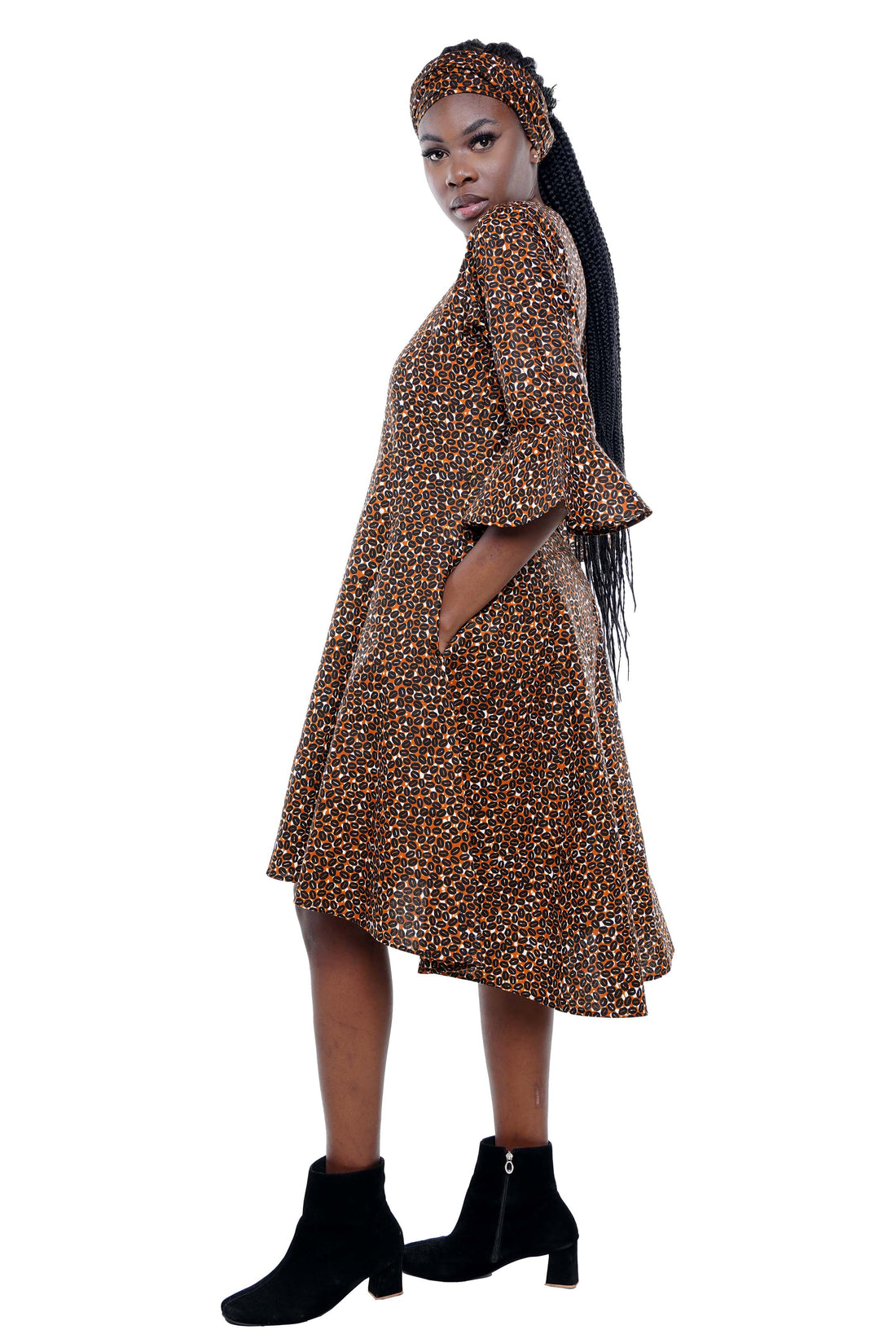 Ankara High Low Dress