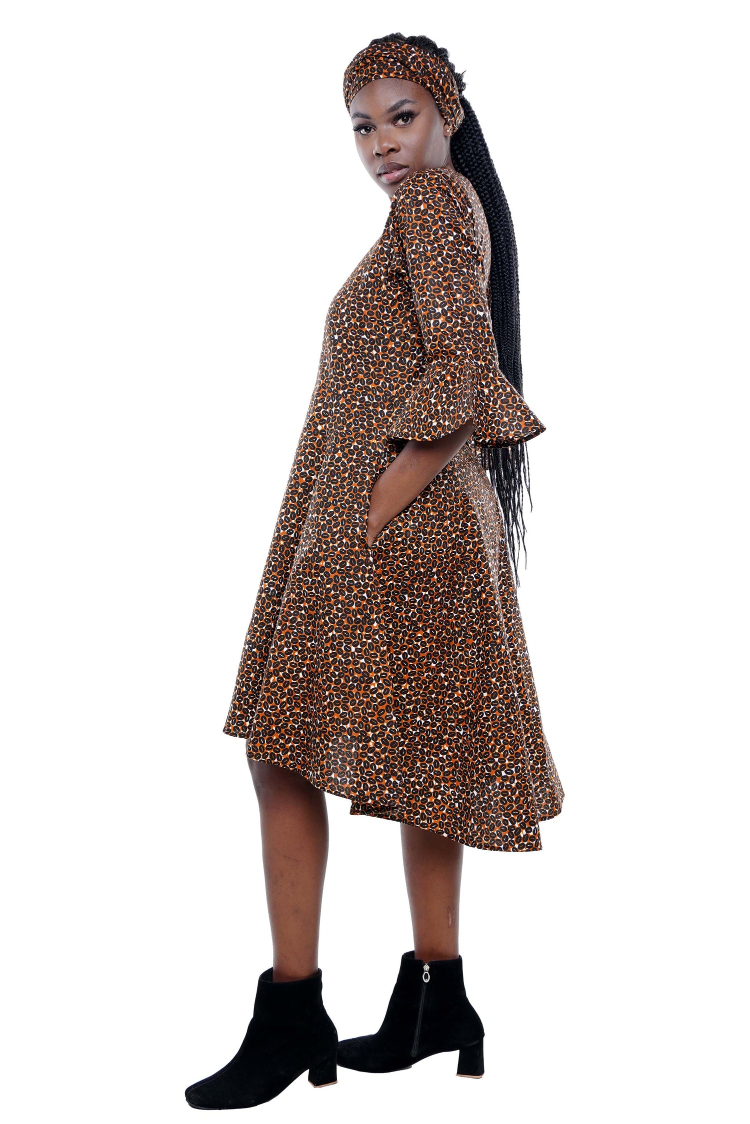 Ankara High Low Dress