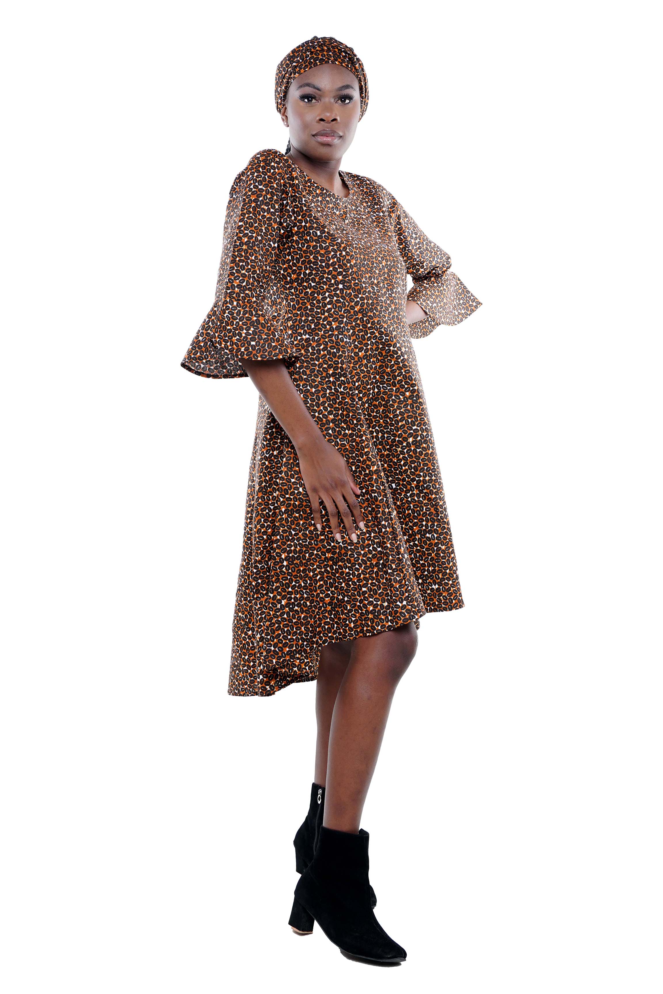 Ankara High Low Dress