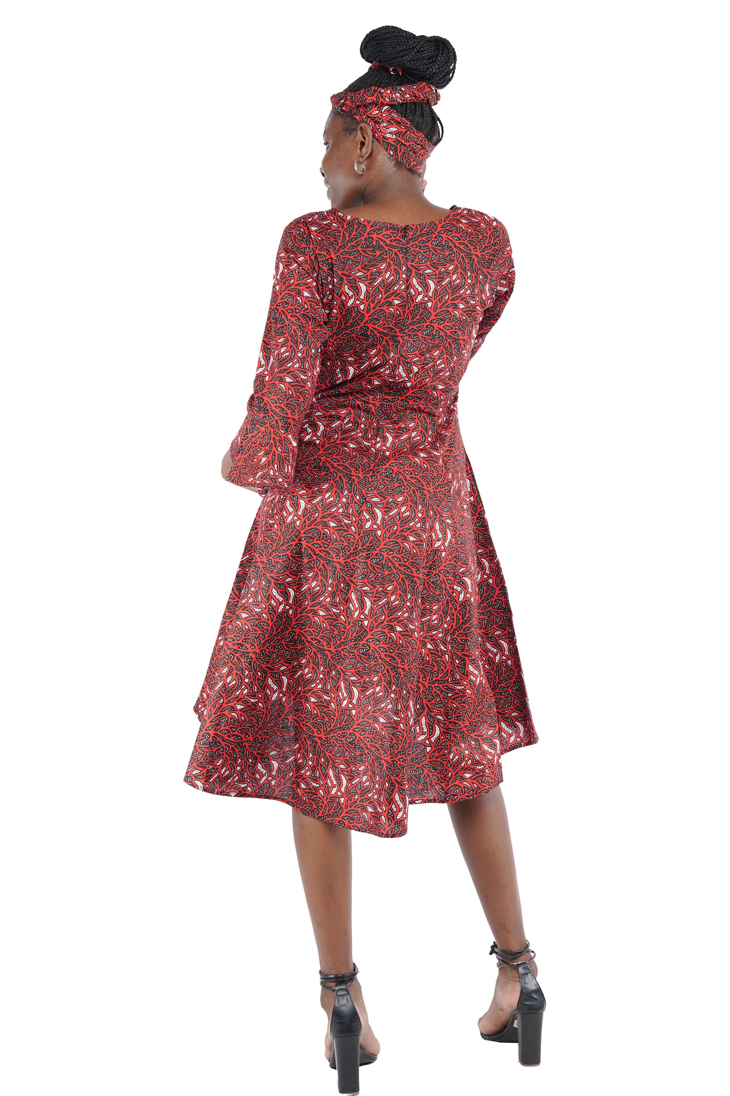 Ankara High &amp; Low Dress