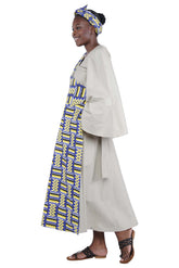 African long wrap dress with pockets and matching headwrap

Afrocentric cotton wrap dress with tribal print

African attire for women – ankara wrap dress

African dresses for women