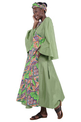 African long wrap dress with pockets and matching headwrap

Afrocentric cotton wrap dress with tribal print

African attire for women – ankara wrap dress

African dresses for women