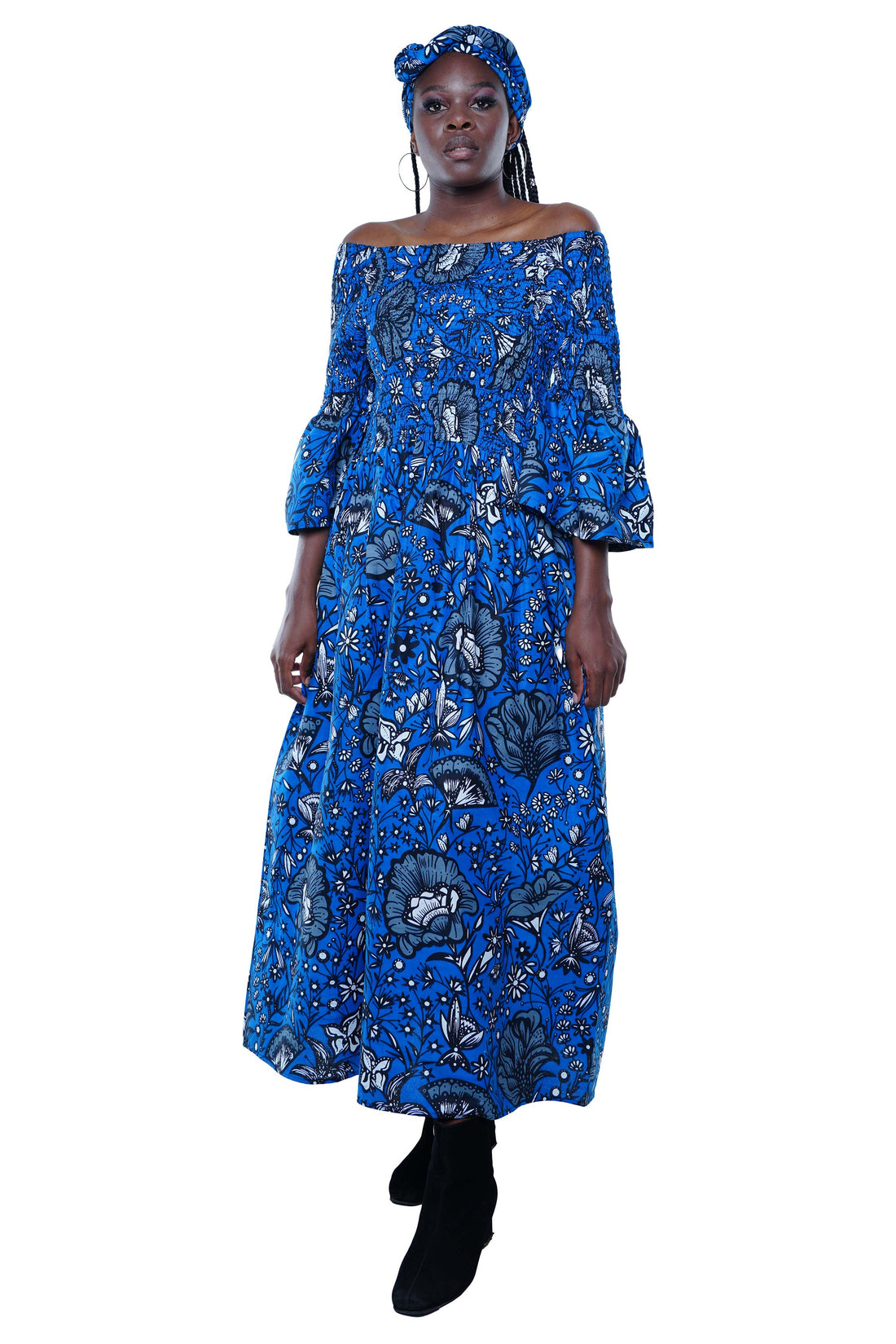 African Ankara Long Maxi Dress