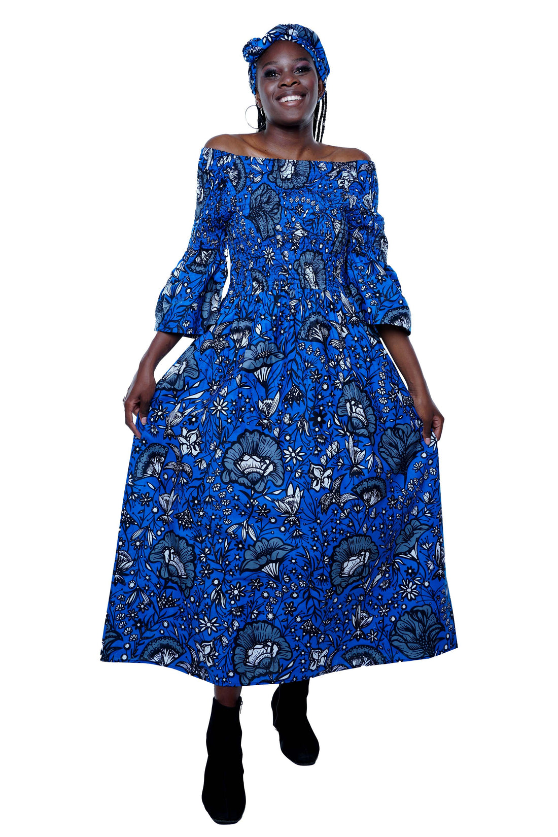 African Ankara Long Maxi Dress